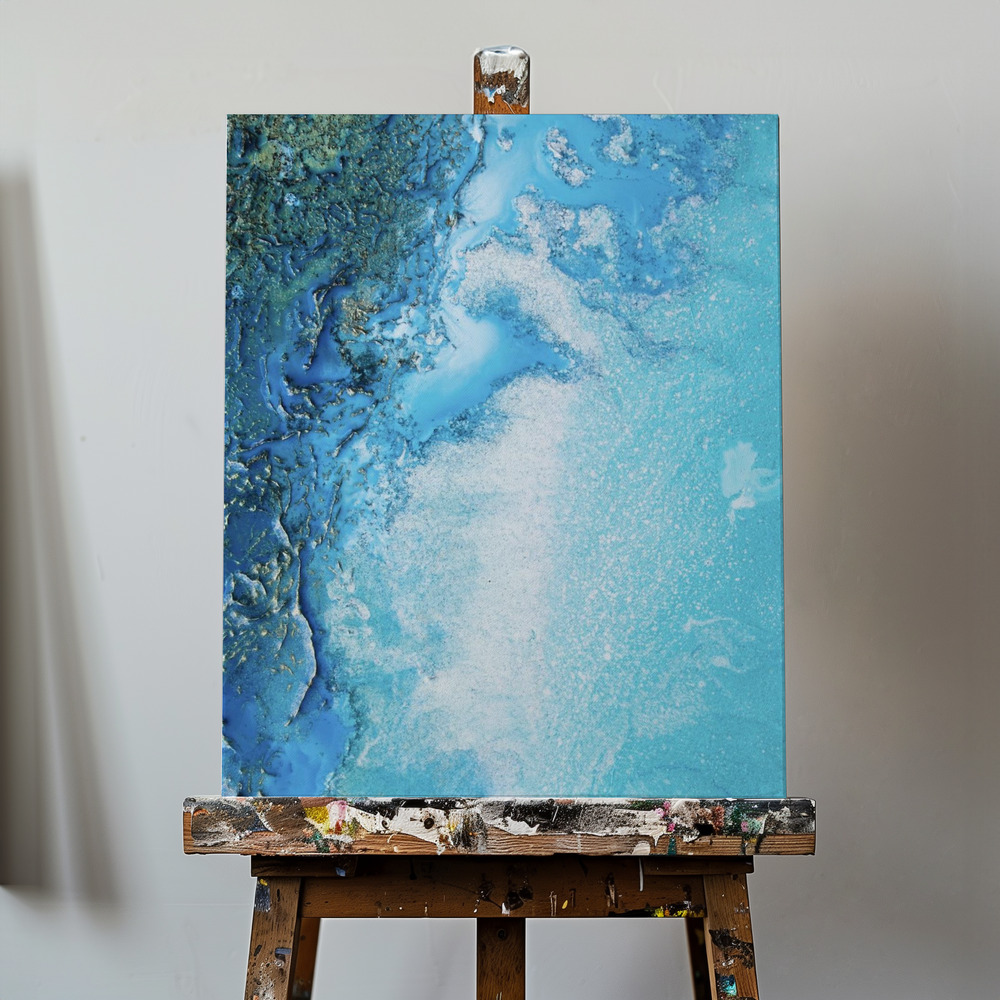 3055414 Pictufy Interior Canvas Tripod Ratio 4x5