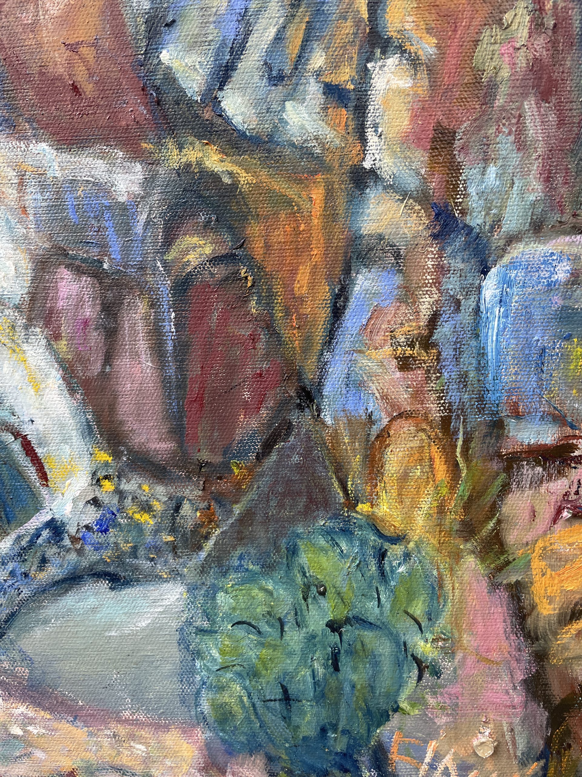 White Fum Trees Closeup 3