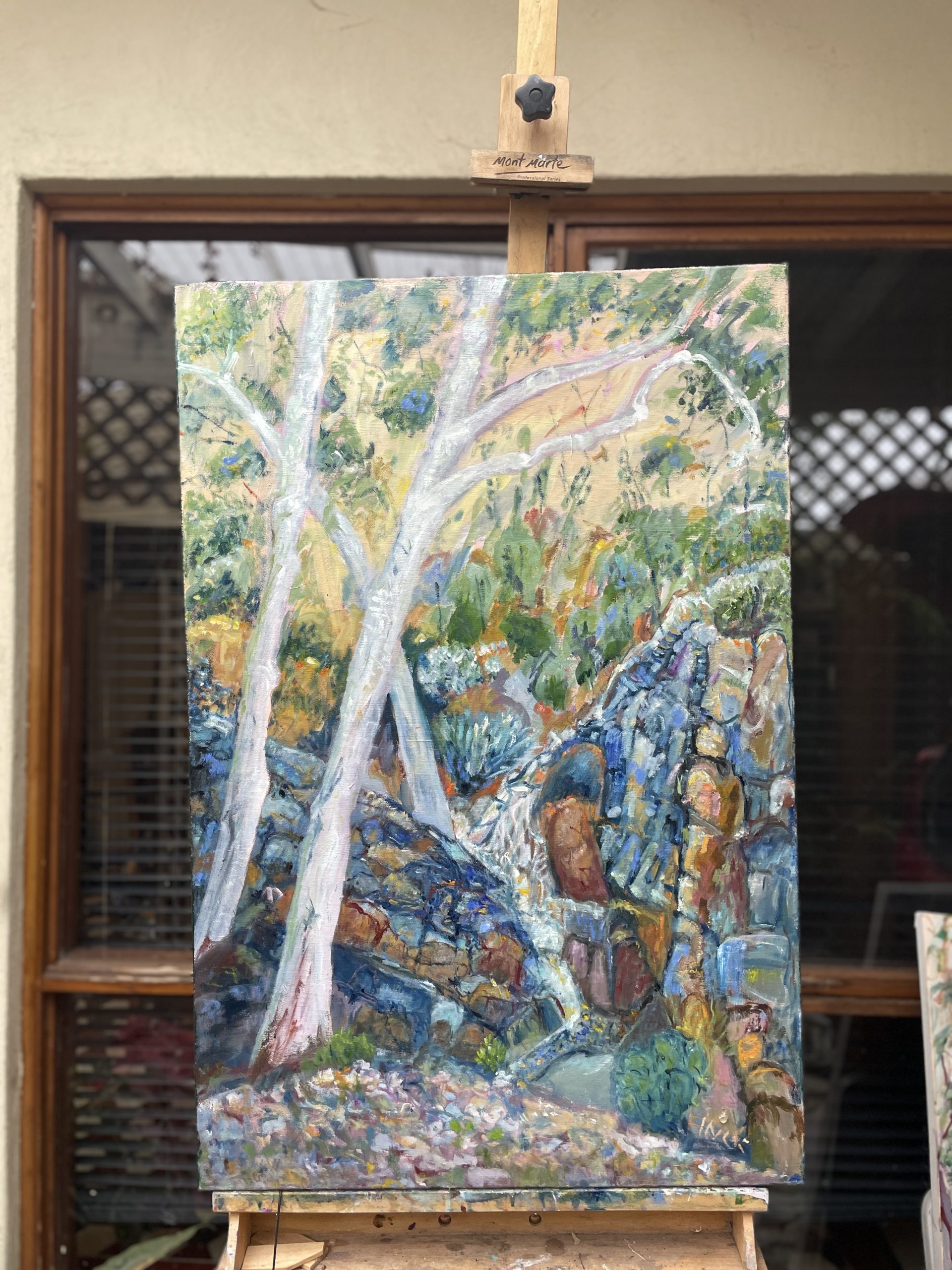 White Gum Trees Studio View