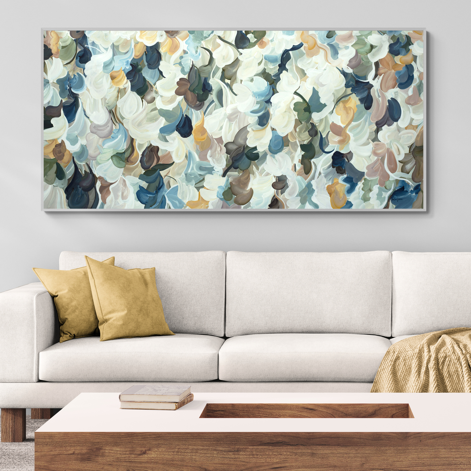 Coastal Garden Original Art By Amber Gittins Room 3