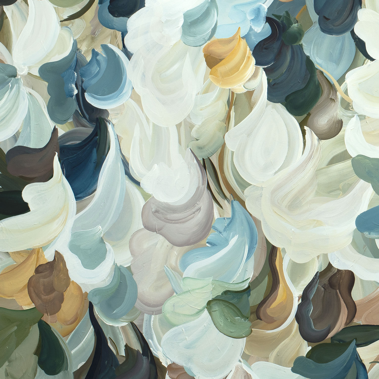 Coastal Garden Original Art By Amber Gittins Crop