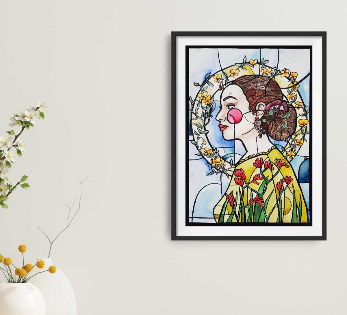 Xanthe By Nicola Cowie Wall View