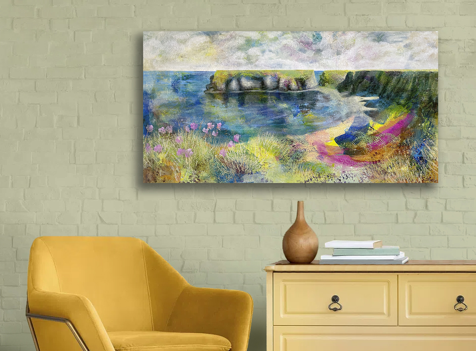 Shirley Dougan Brough O Deerness Insitu Wall