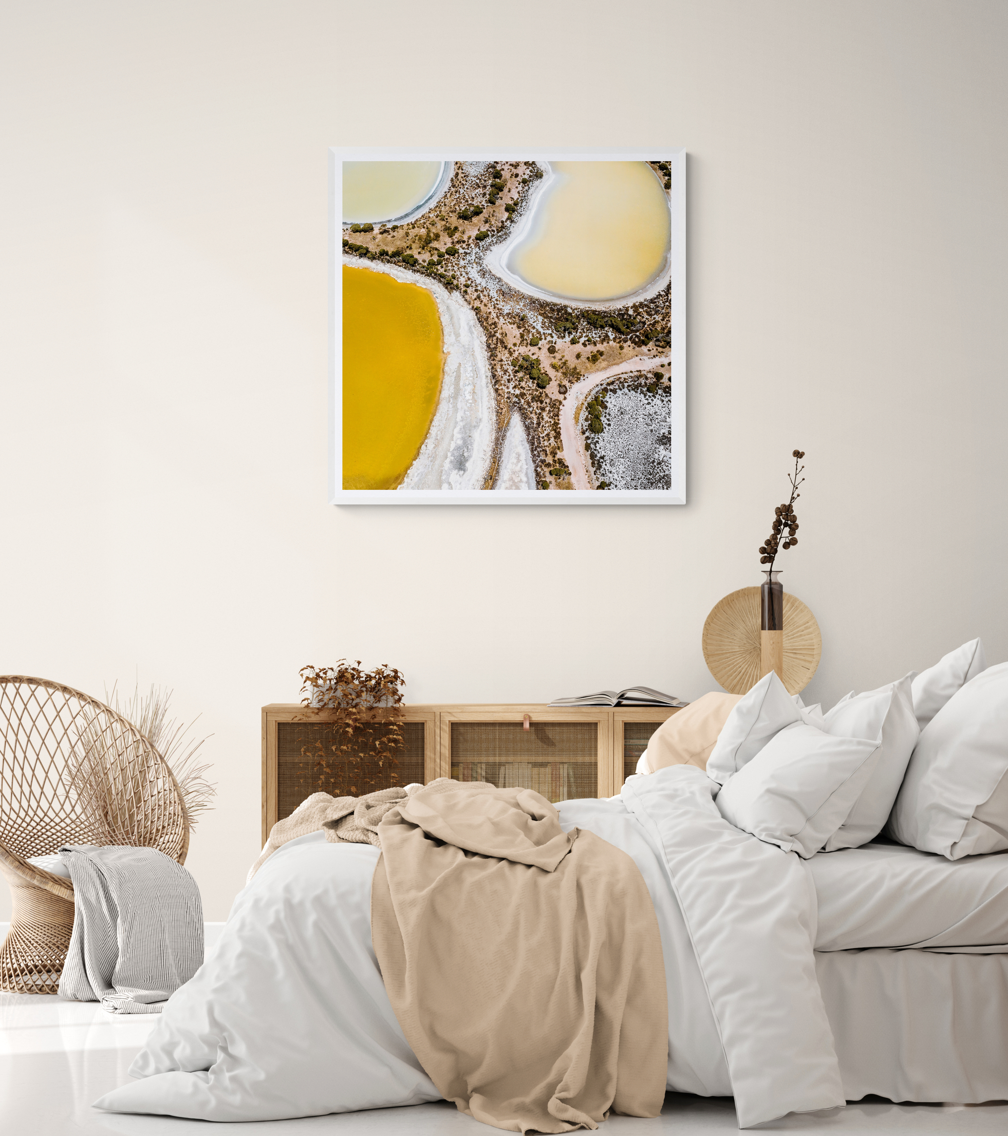 Bedroom With Natural Wooden Furniture (1)