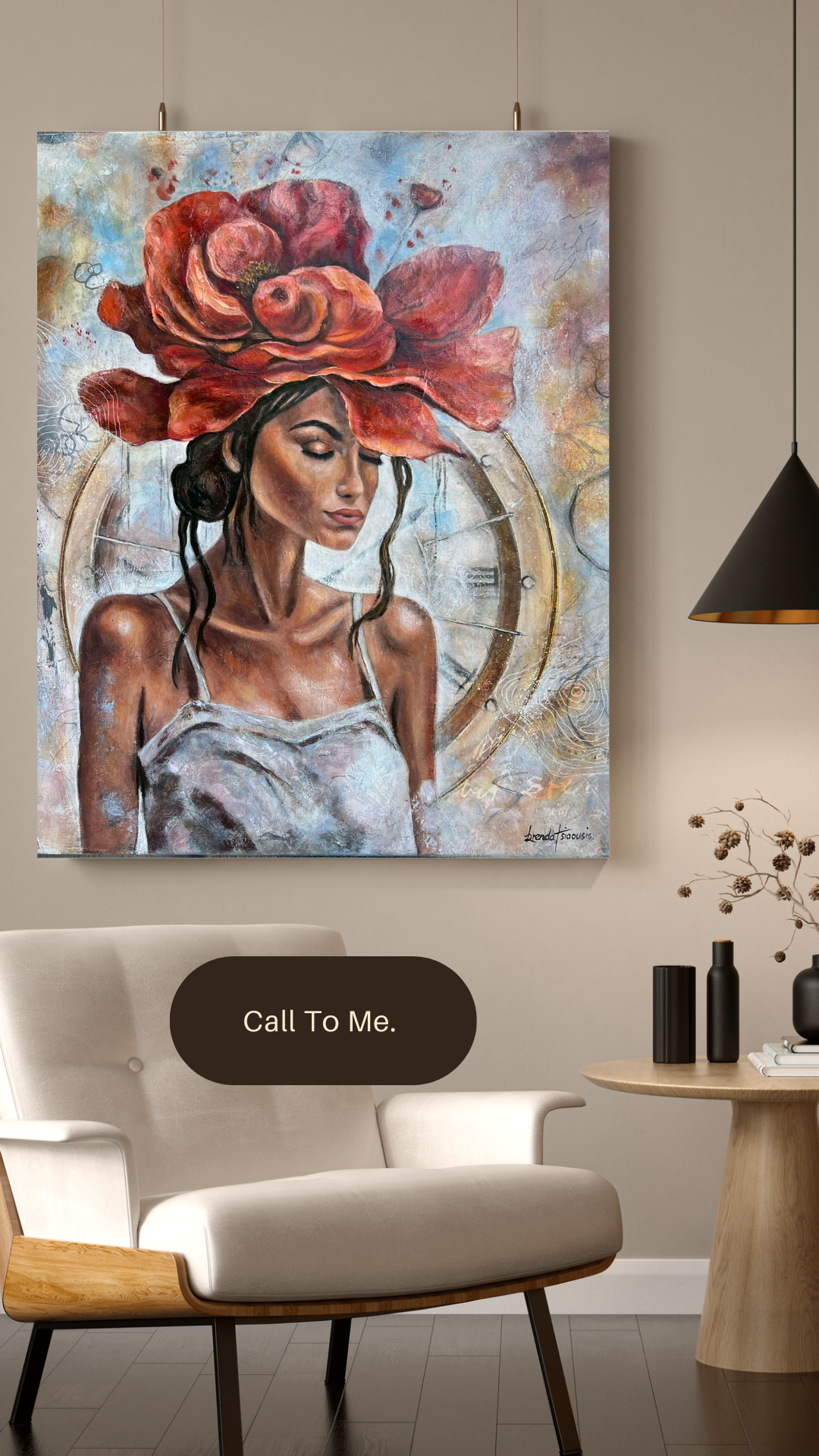 Call To Me Brenda Tsiaousis Art