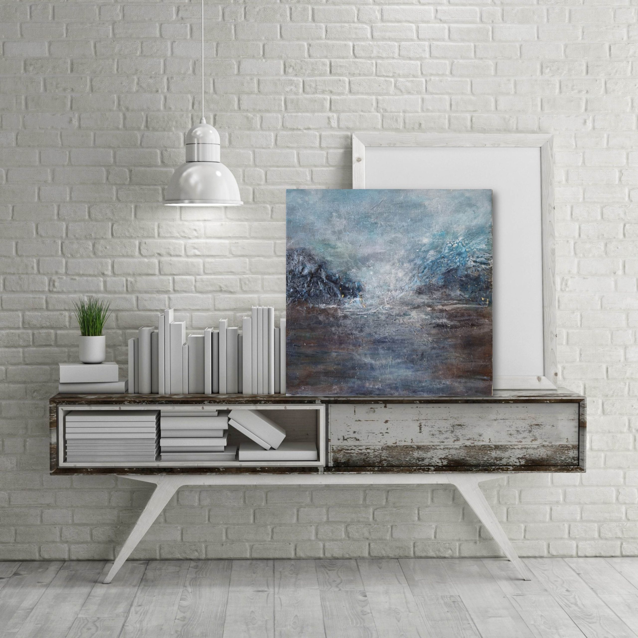 Tranquility Bay White Shabby Bench