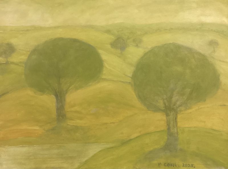 À hazy day in the hills