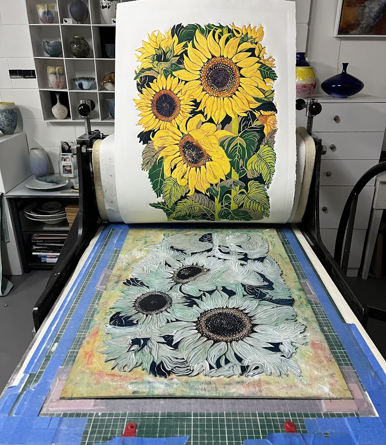 Printing The Sunflowers