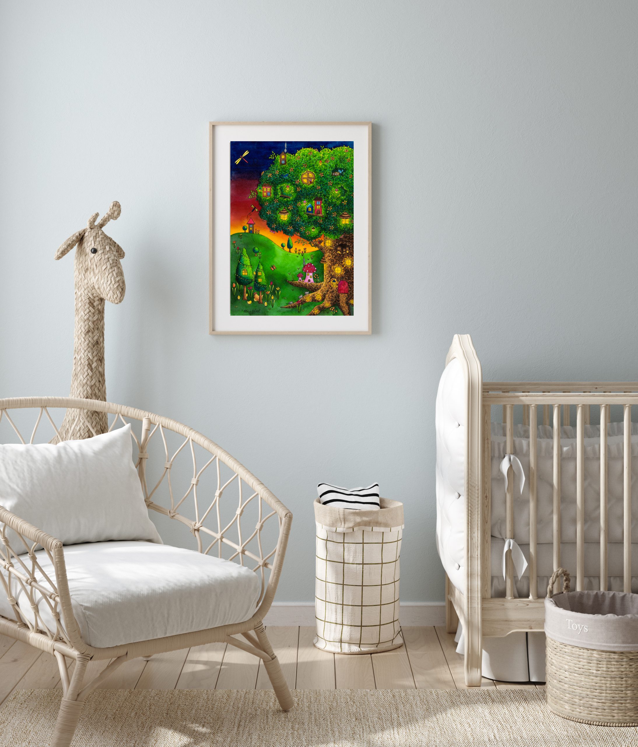 Enchanted Meadow (watercolour) In Situ 2