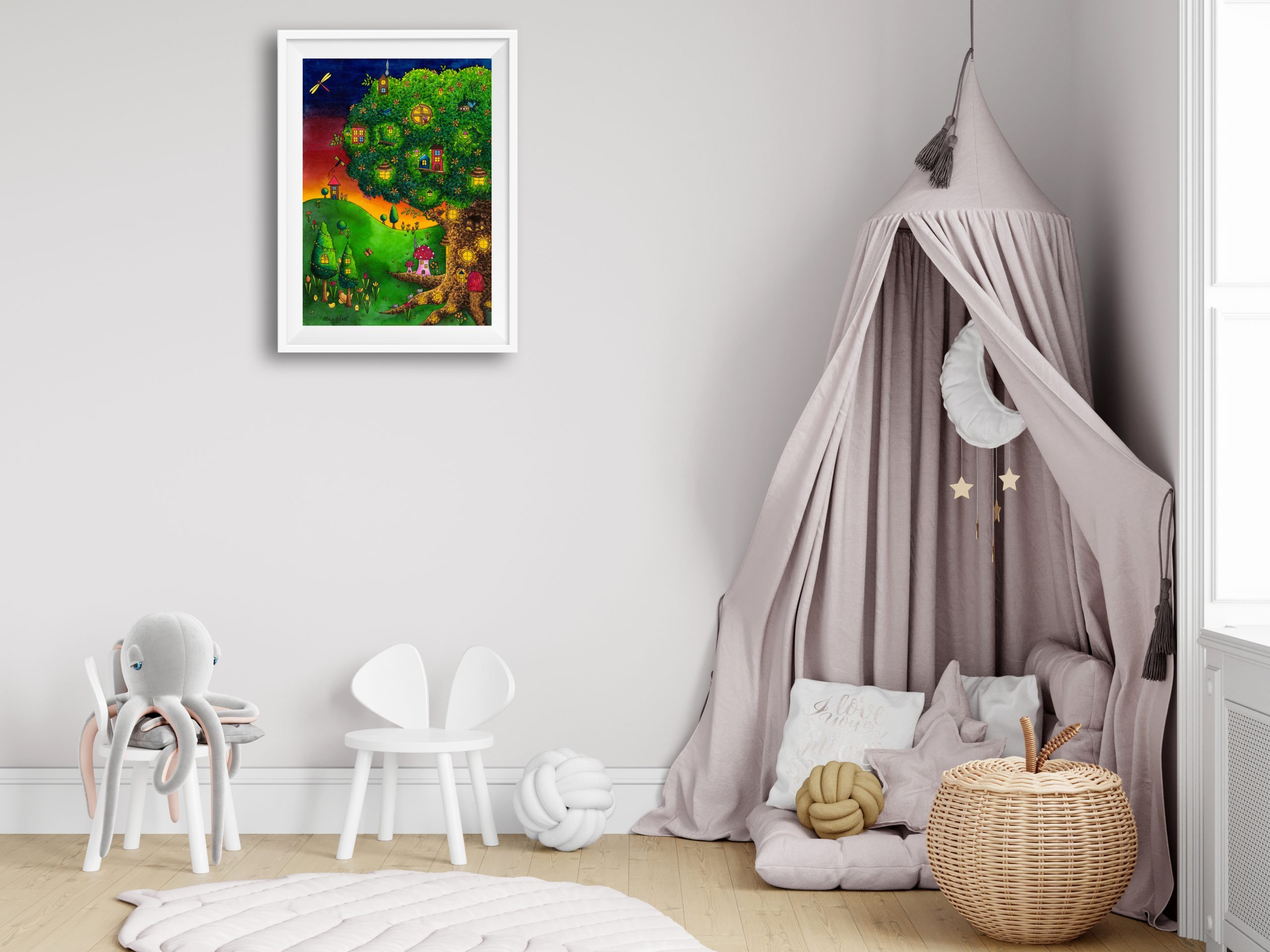 Enchanted Meadow (watercolour) In Situ 6