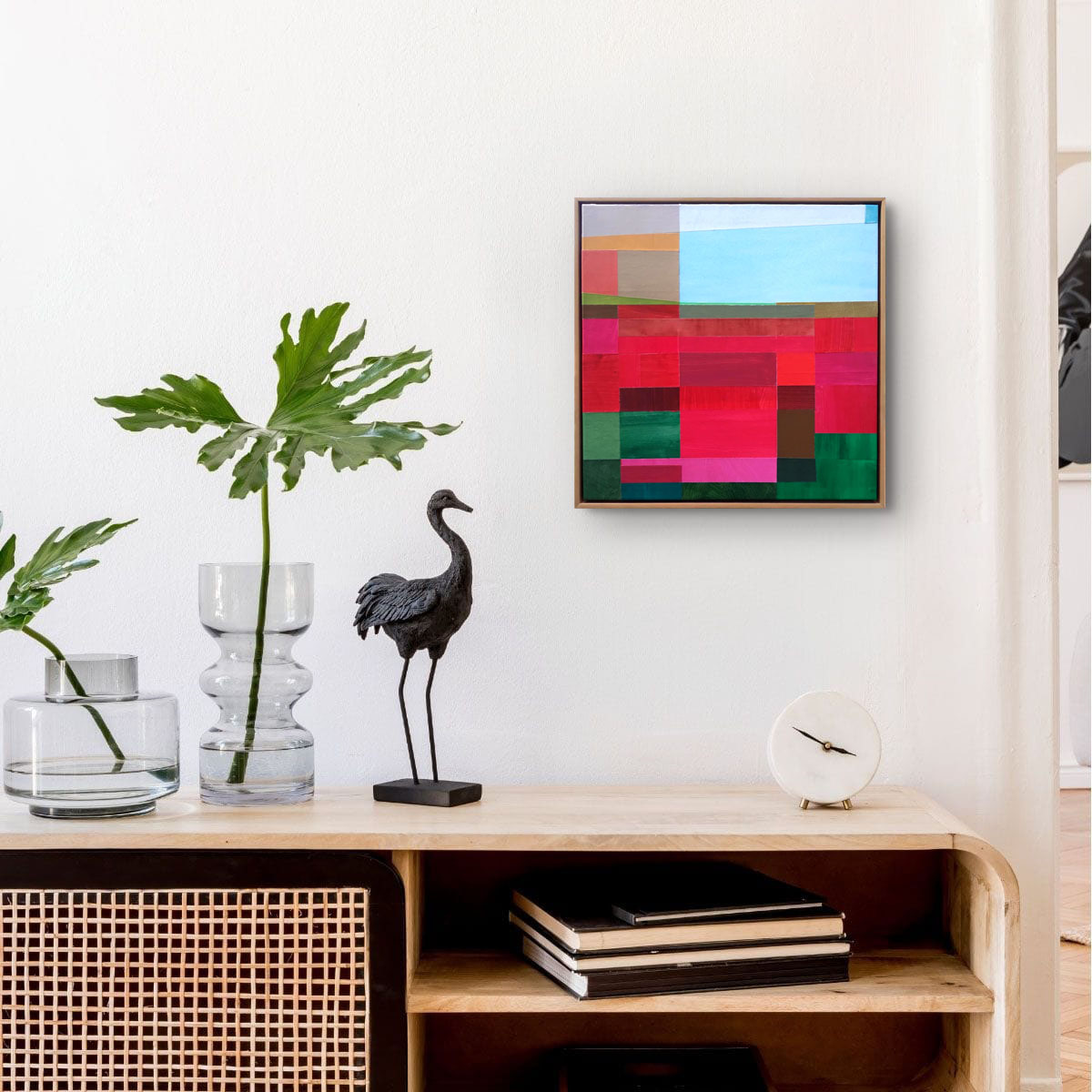 Abstract Composition Red Interior1