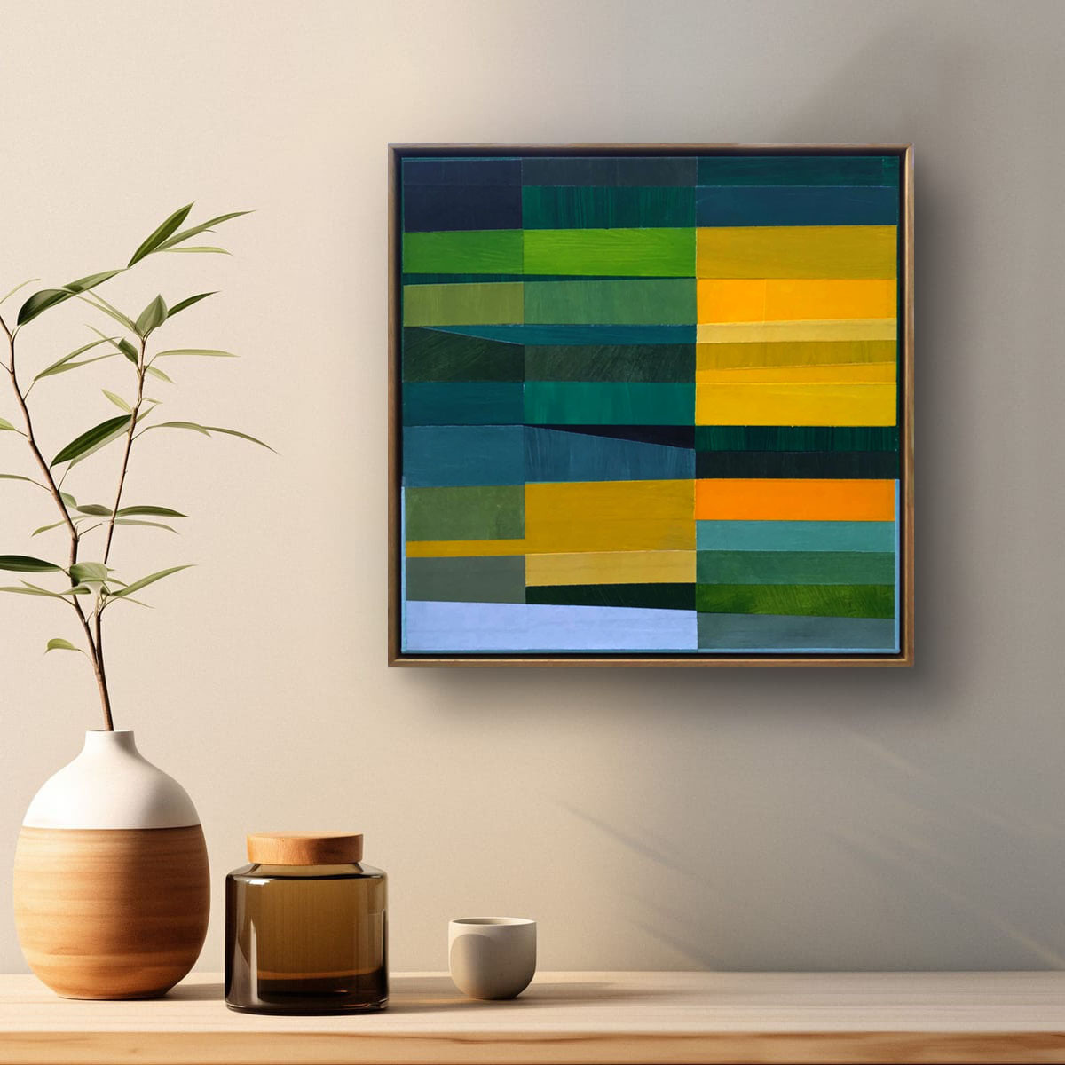 Abstract Composition Yellow 1 Interior 2