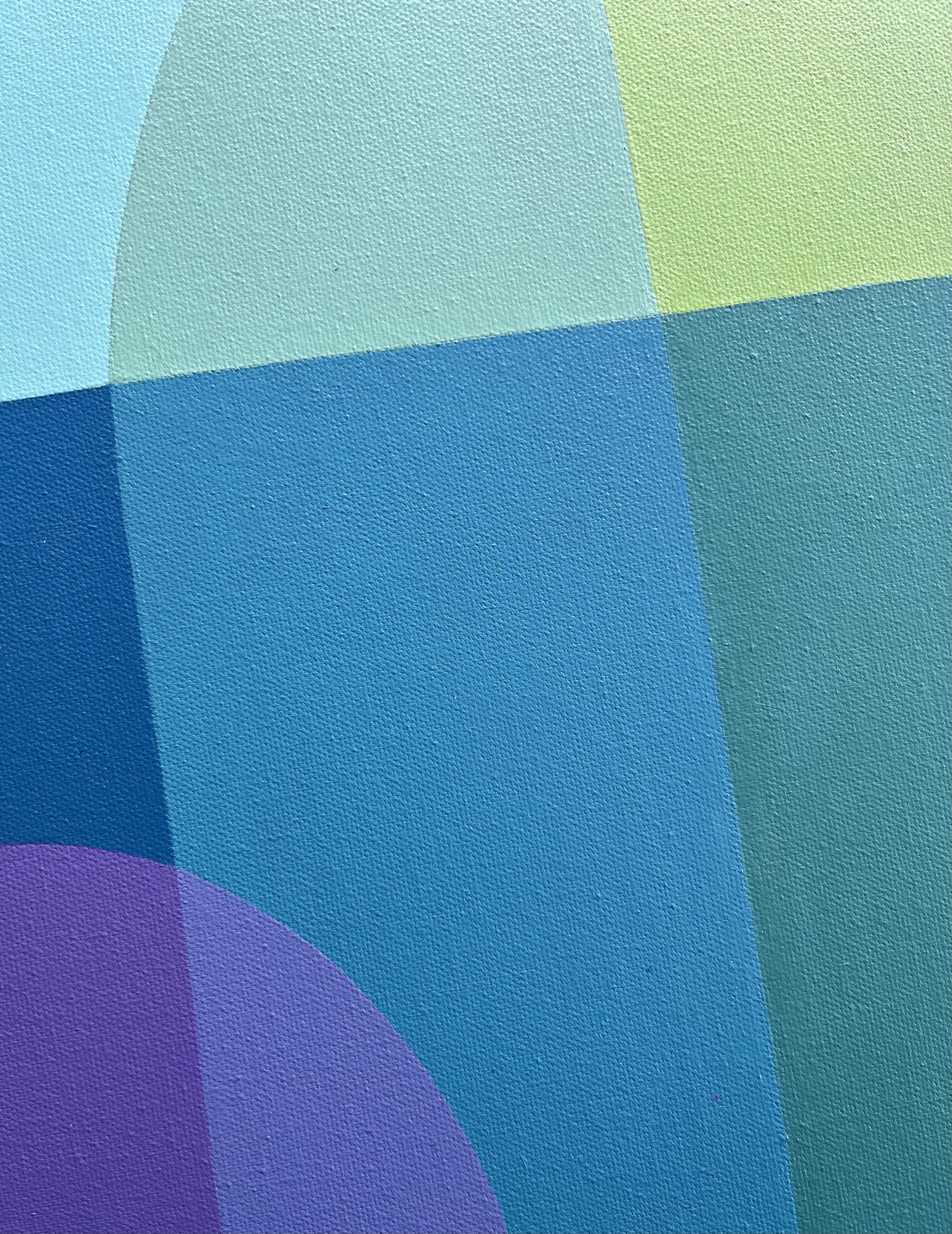 Charlotte De Pace Detail 1 Seaside Symphony Abstract Painting Art Lovers Australia