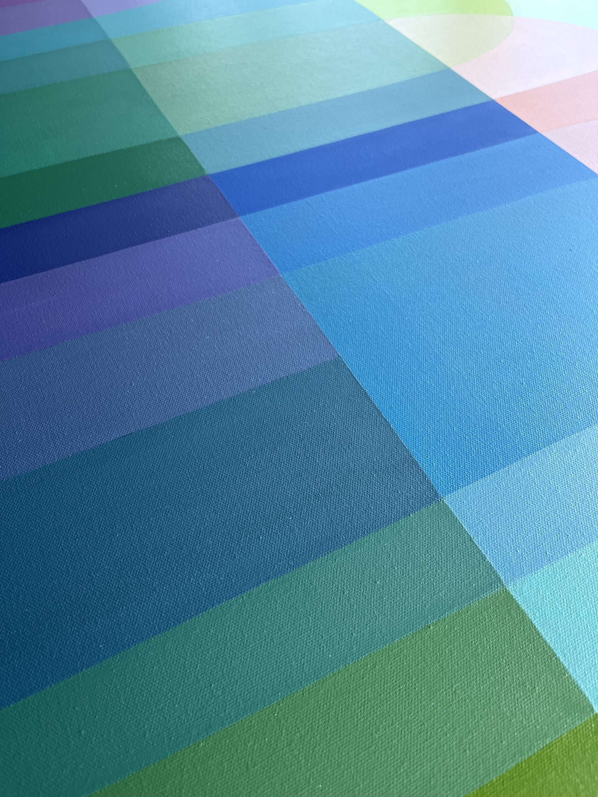 Charlotte De Pace Detail 2 Seaside Symphony Abstract Painting Art Lovers Australia