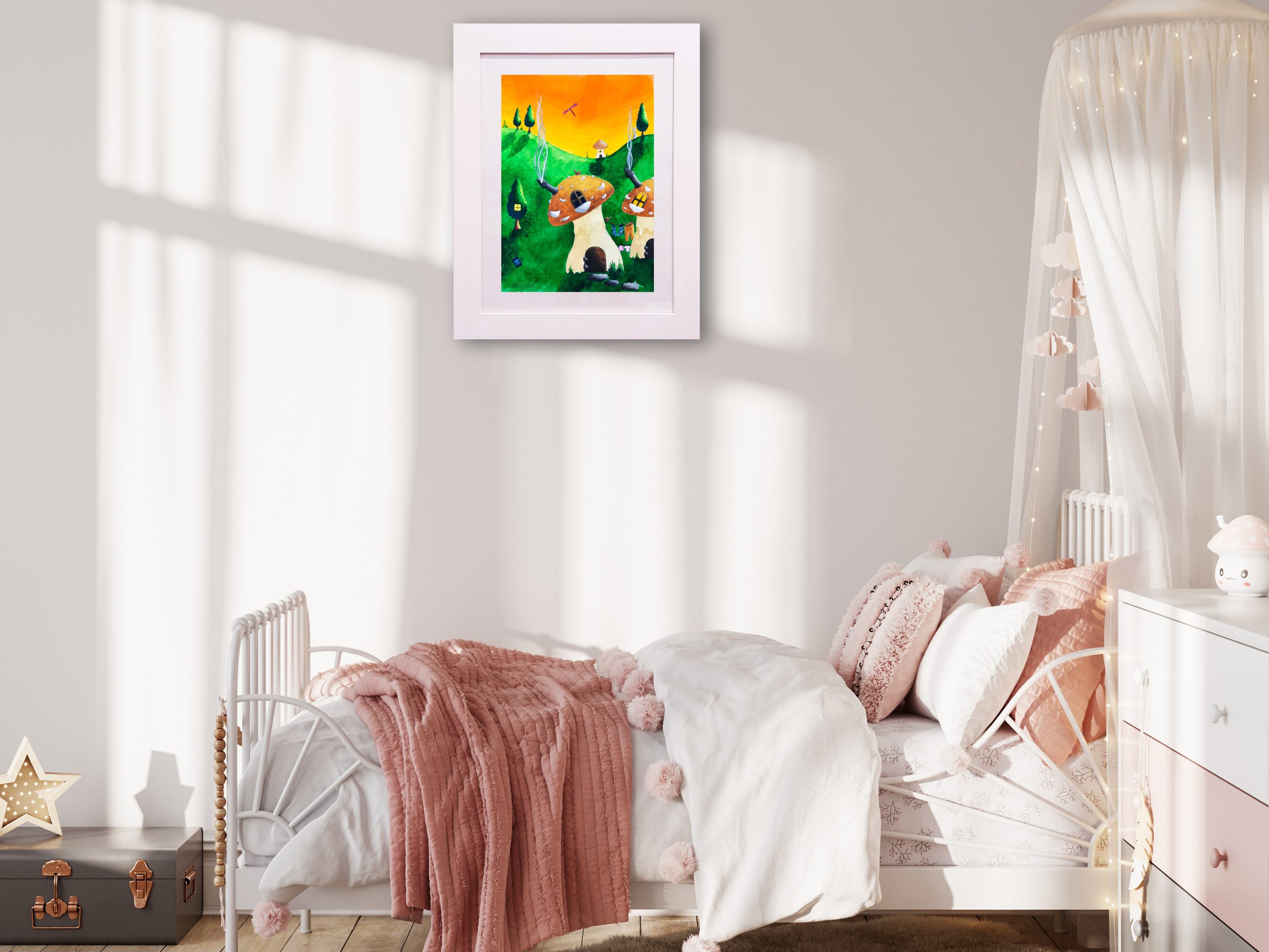 Stripy Socks & Chimney Tops In Situ 4