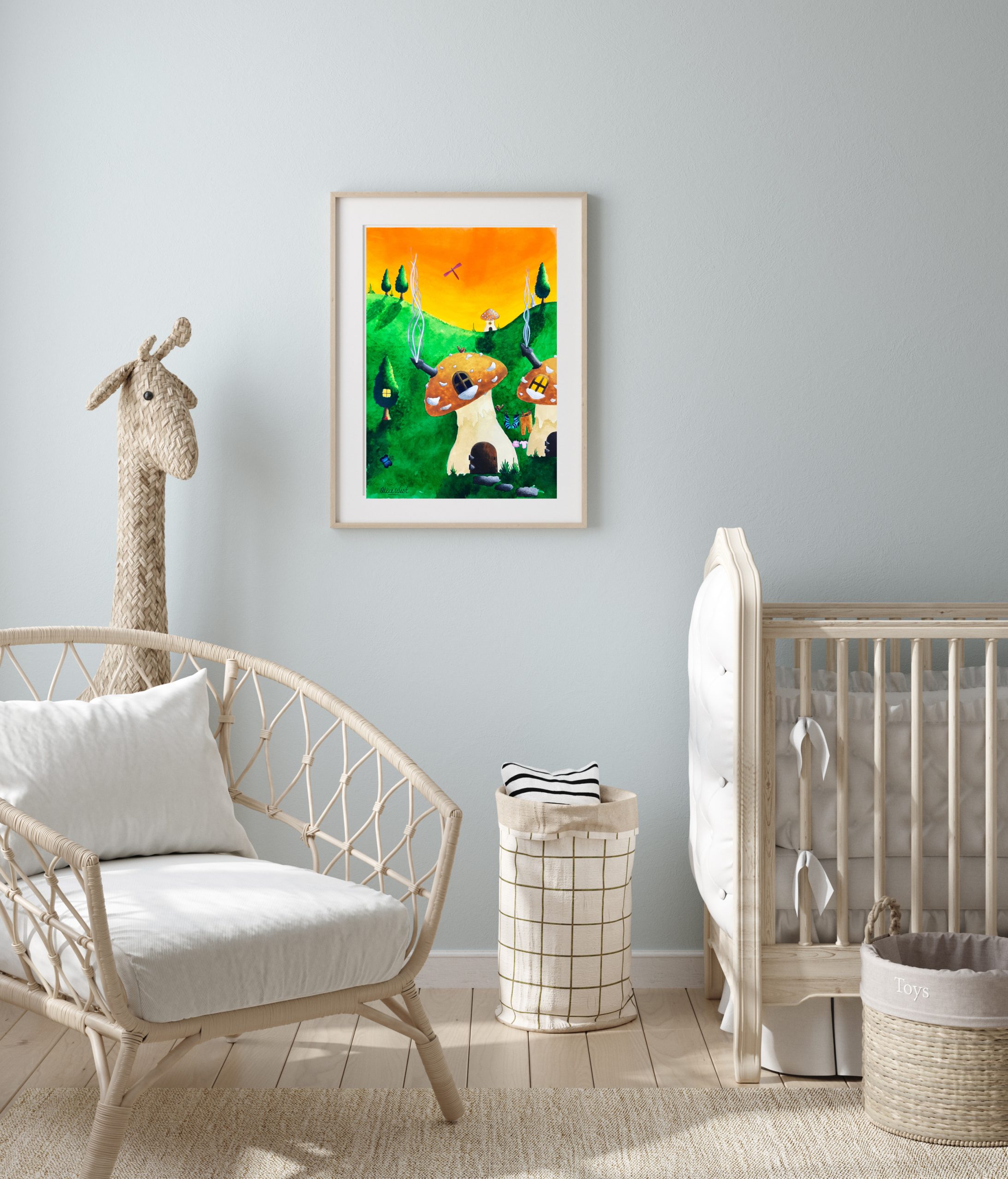 Stripy Socks & Chimney Tops In Situ 5