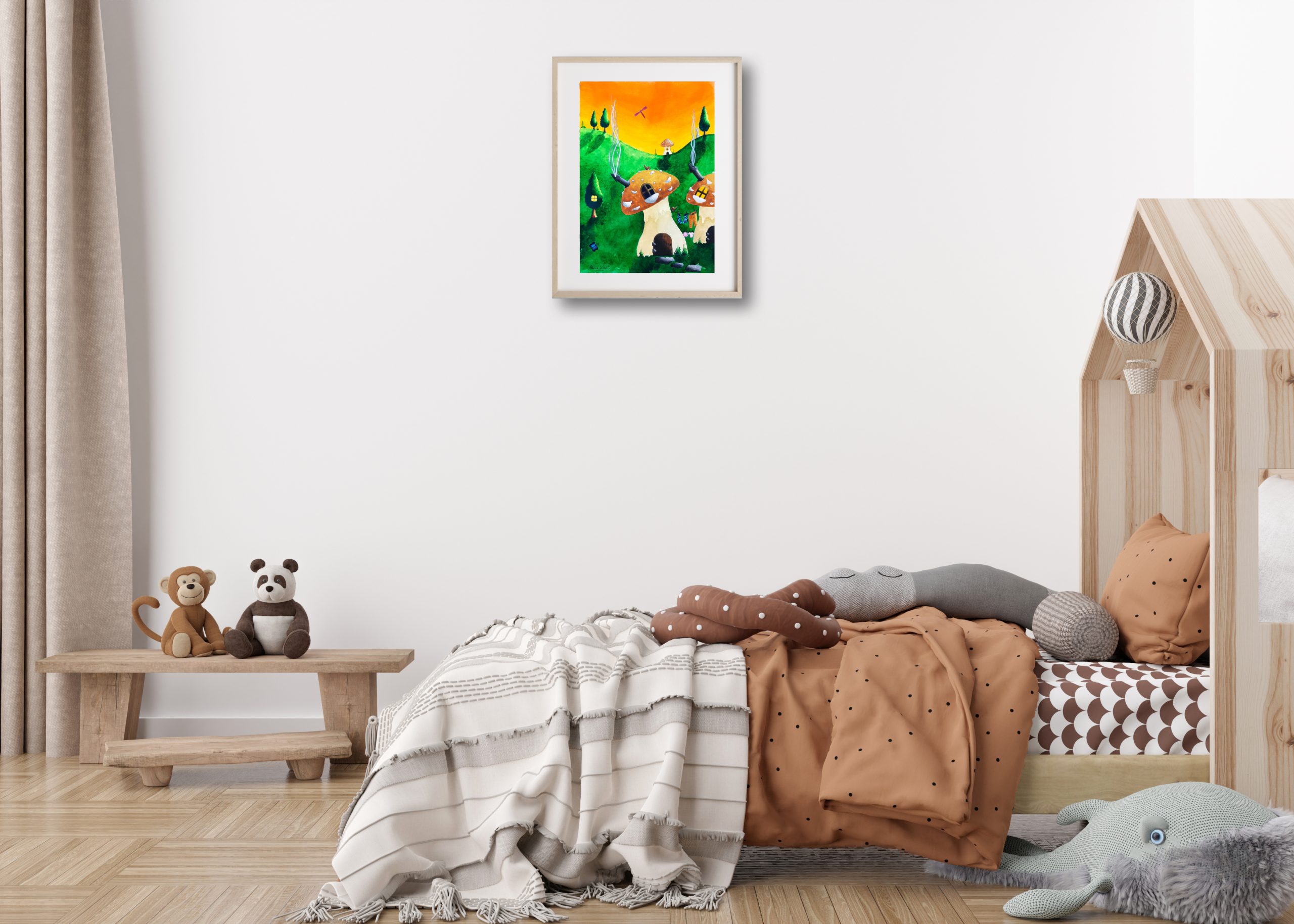 Stripy Socks & Chimney Tops In Situ 7