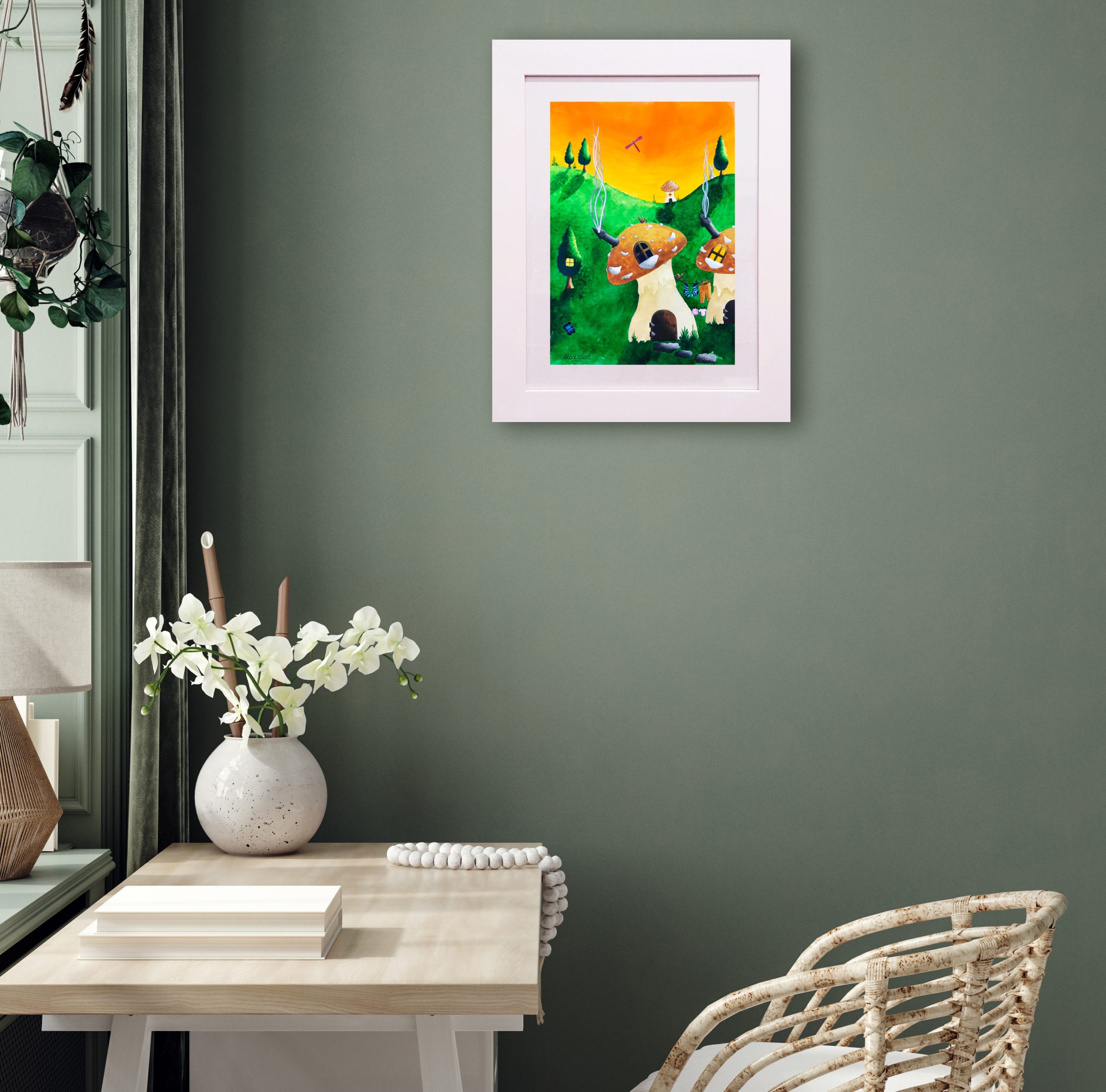 Stripy Socks & Chimney Tops In Situ 8