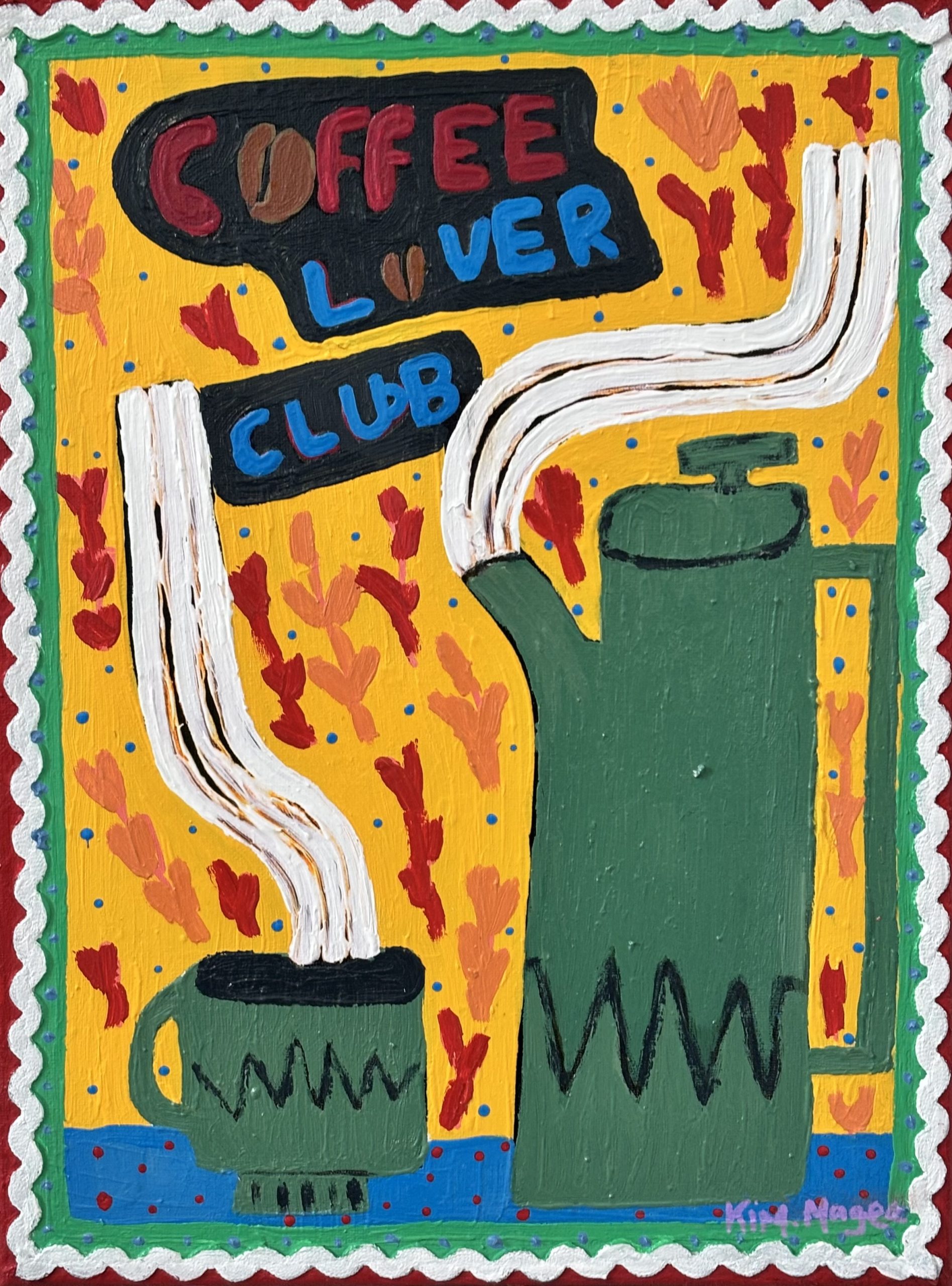 Kim Magee Art Coffee Lover Club 3