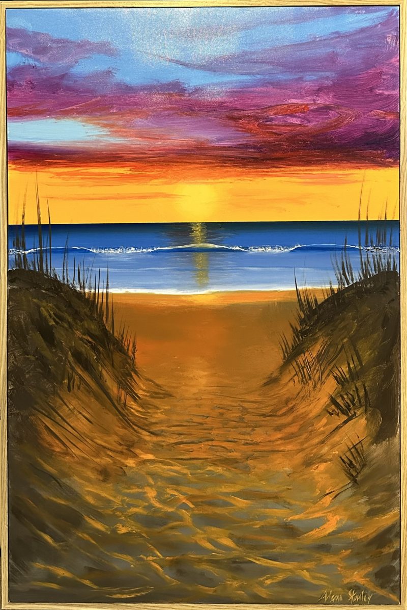 Just in time for sunset