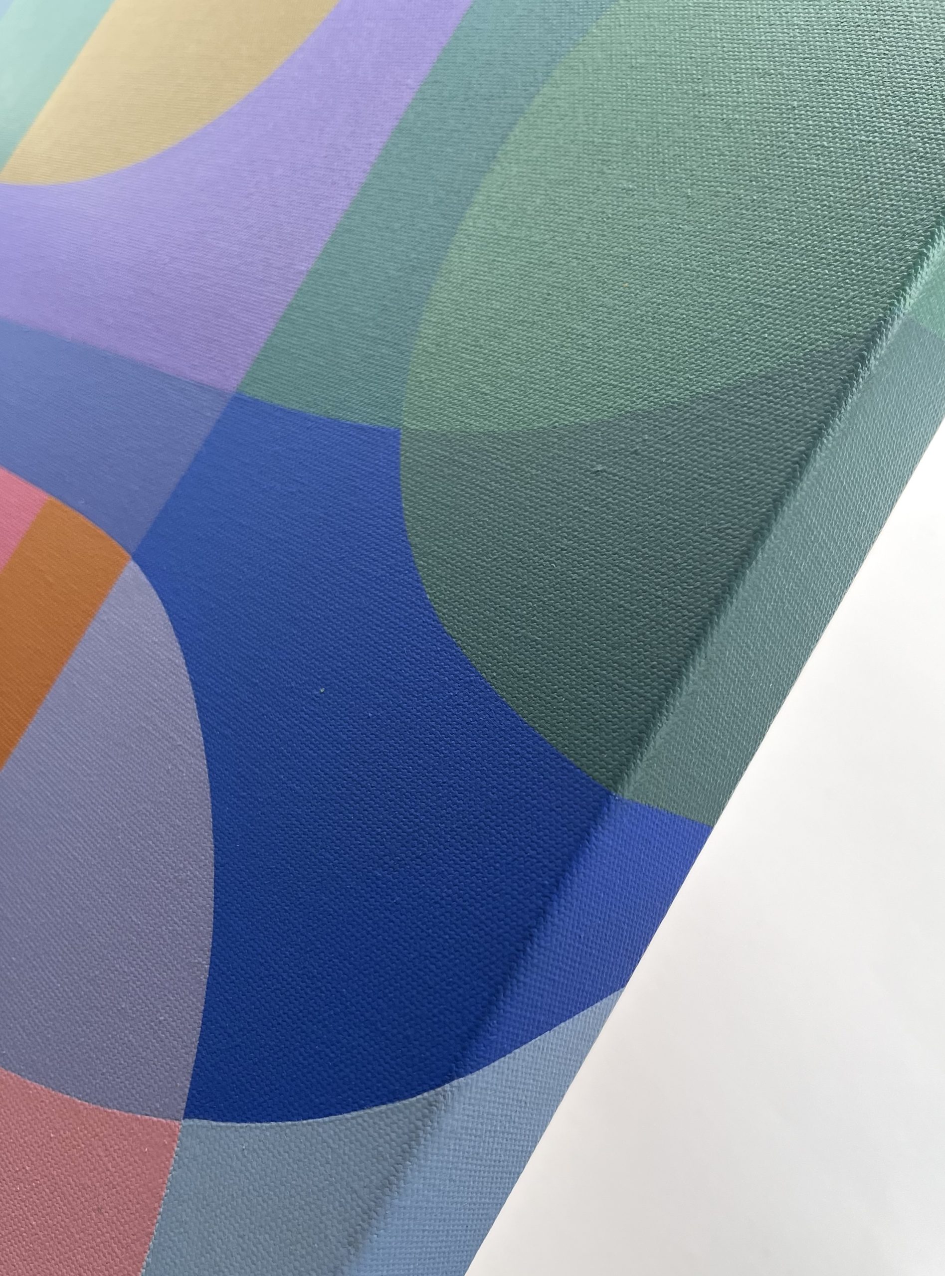 Charlotte De Pace Edge 1 Beach Weekend Abstract Painting Art Lovers Australia