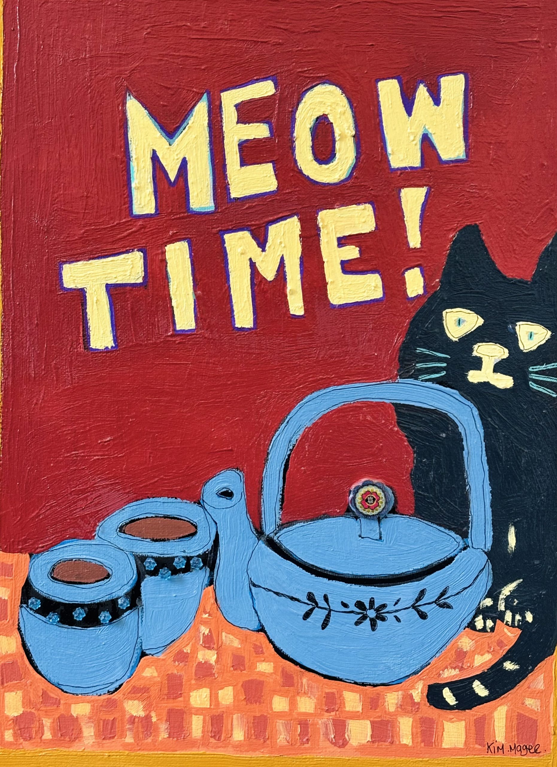 Kim Magee Art Meow Time 2