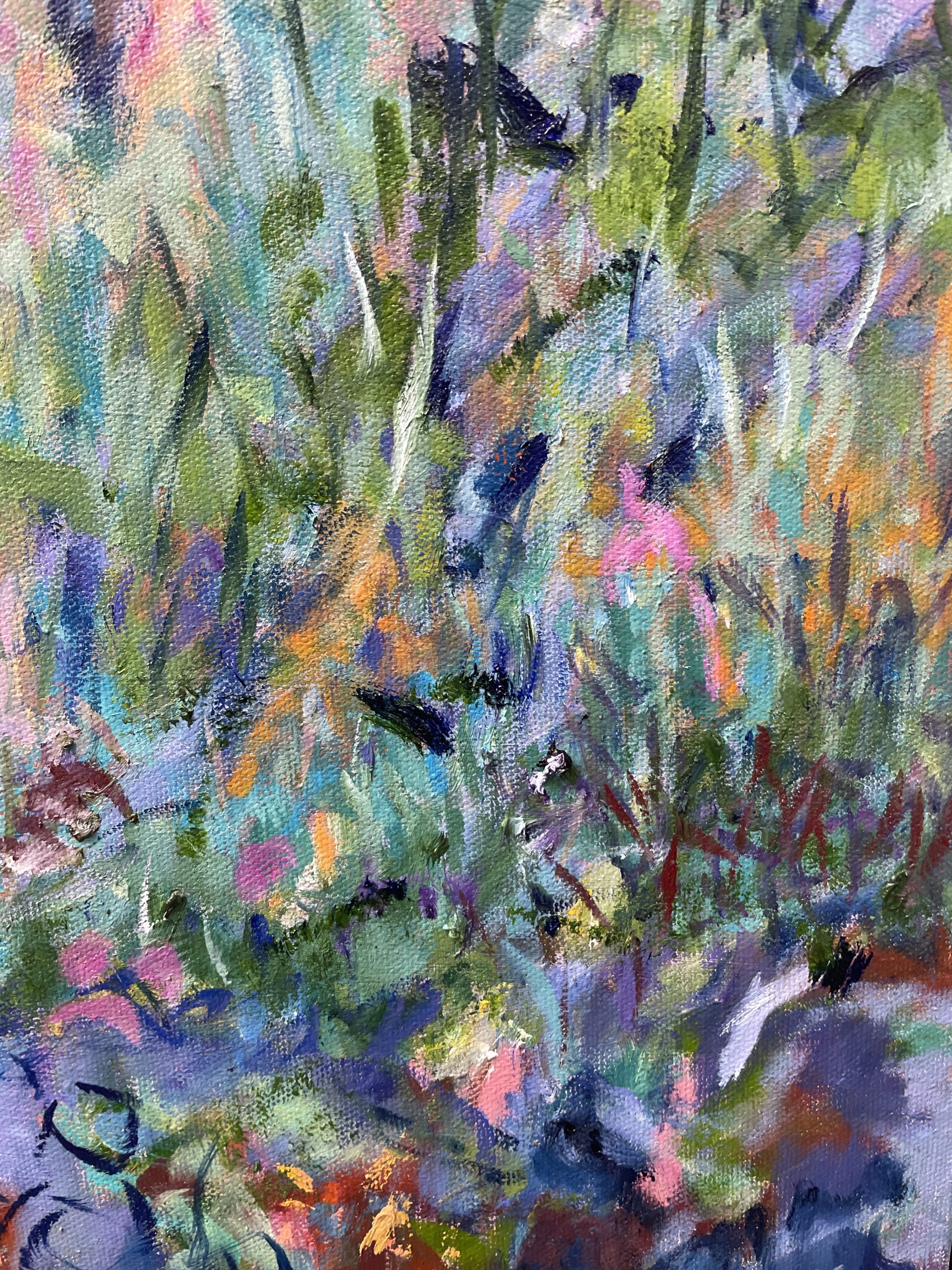 My Lavender Is In Flower Closeup 3