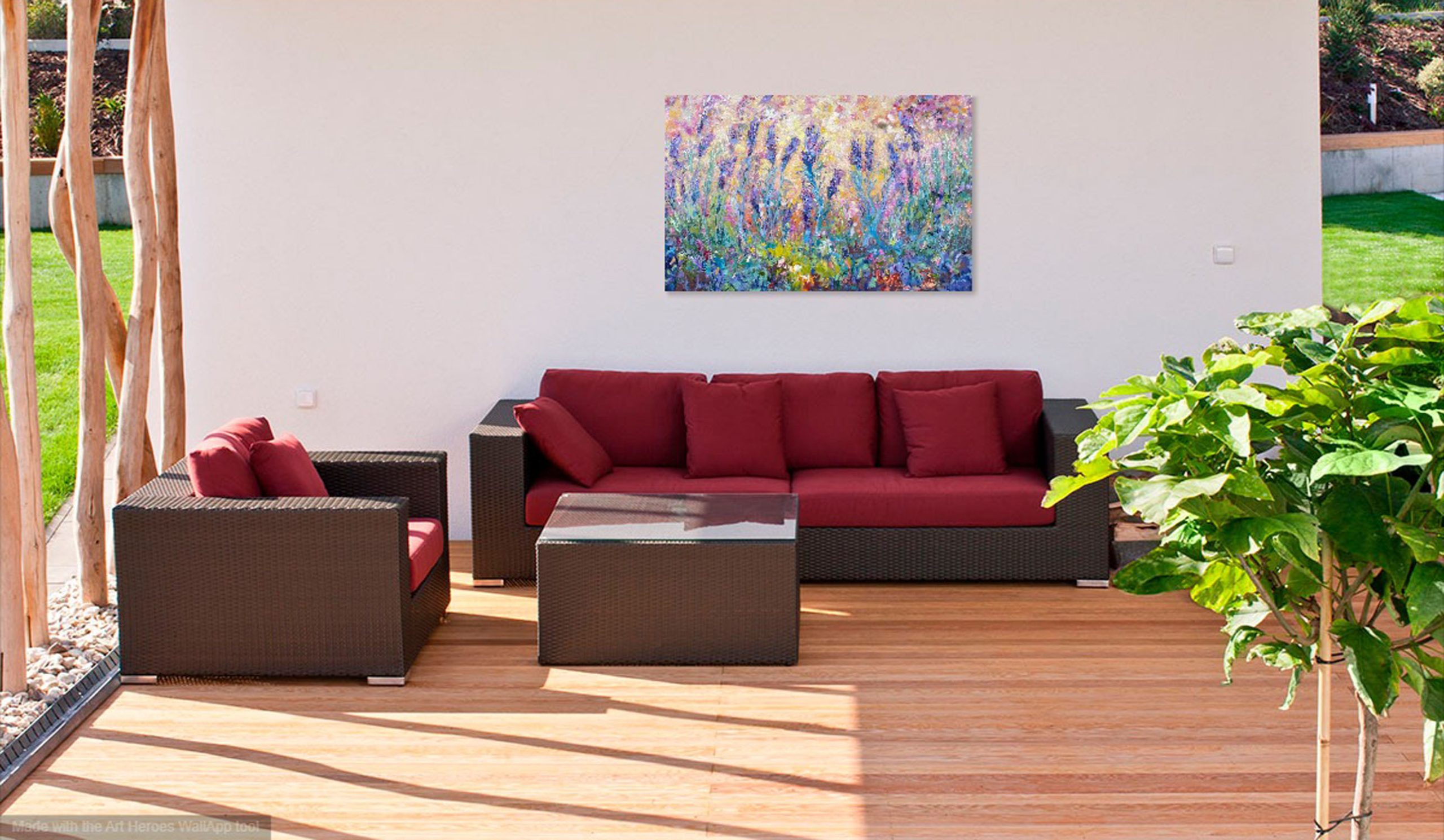 My Lavender Is In Flower Room View