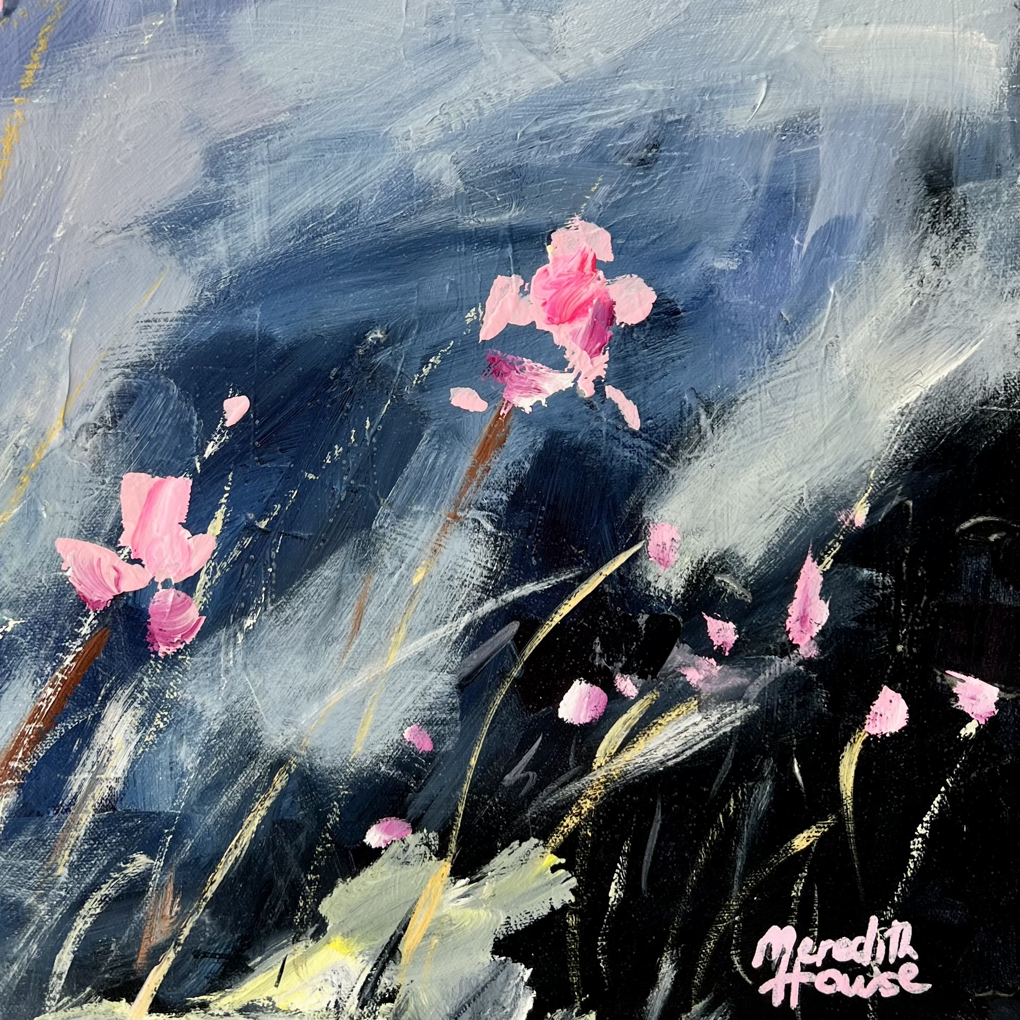 Natures Breeze Close Up With Signiture