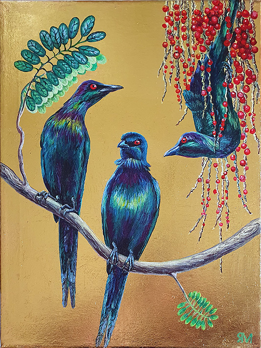 Metallic Starlings Sm