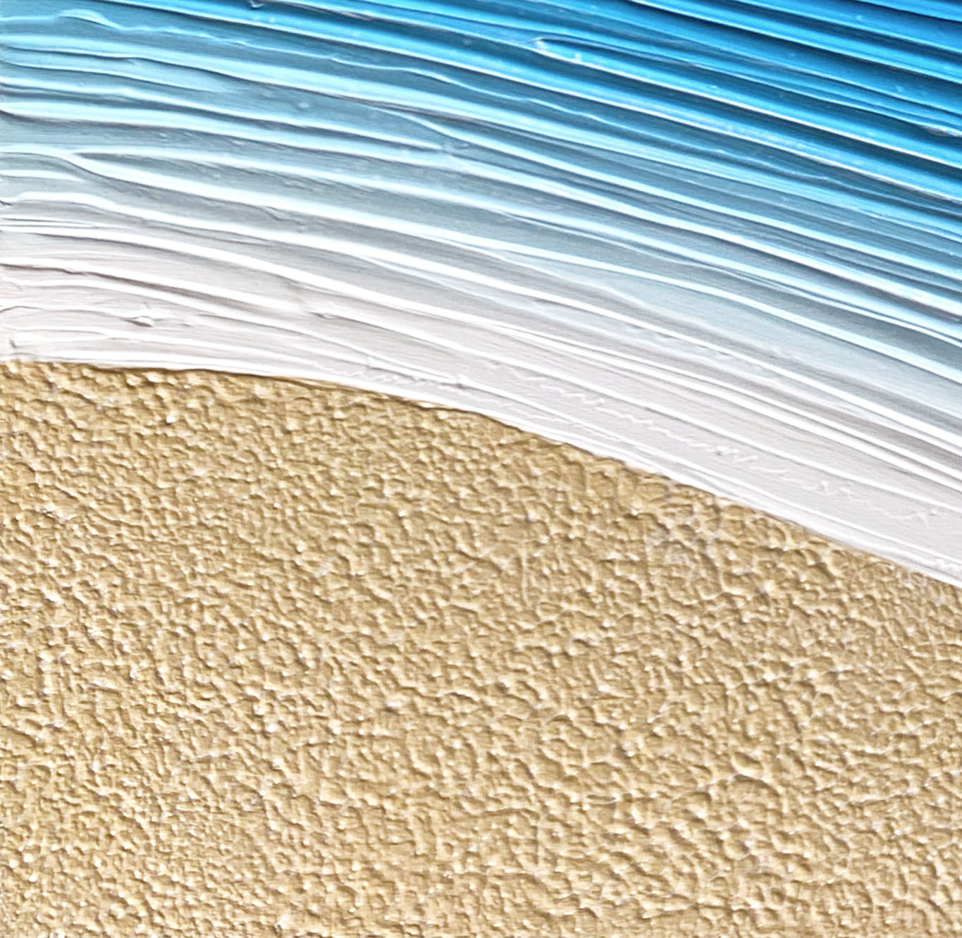 Text 1 Beach Wave Abstract Impasto Miranda Lloyd Artist Australia Bluethumb