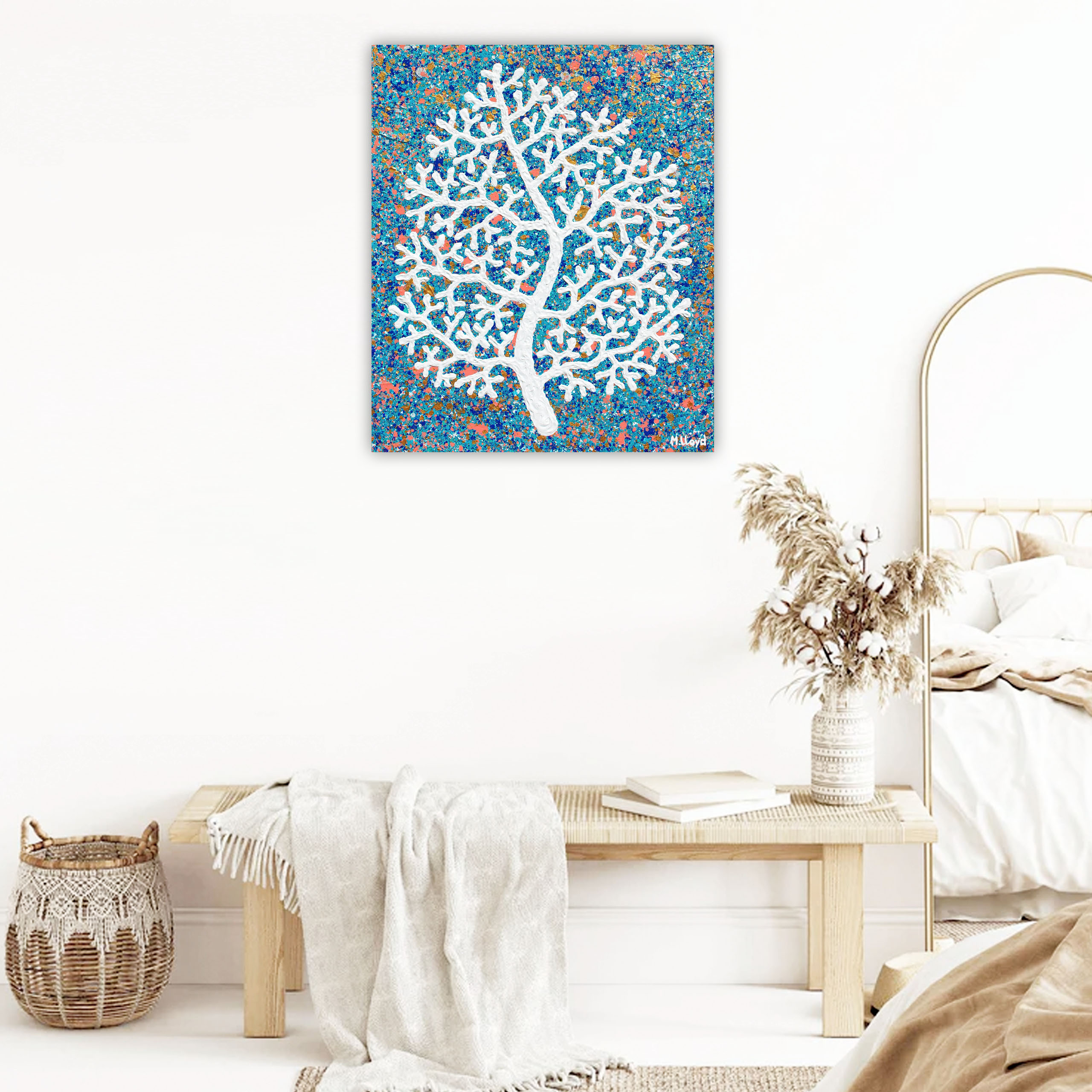 Lounge 4 Coral Coastal Mini Miranda Lloyd Artist