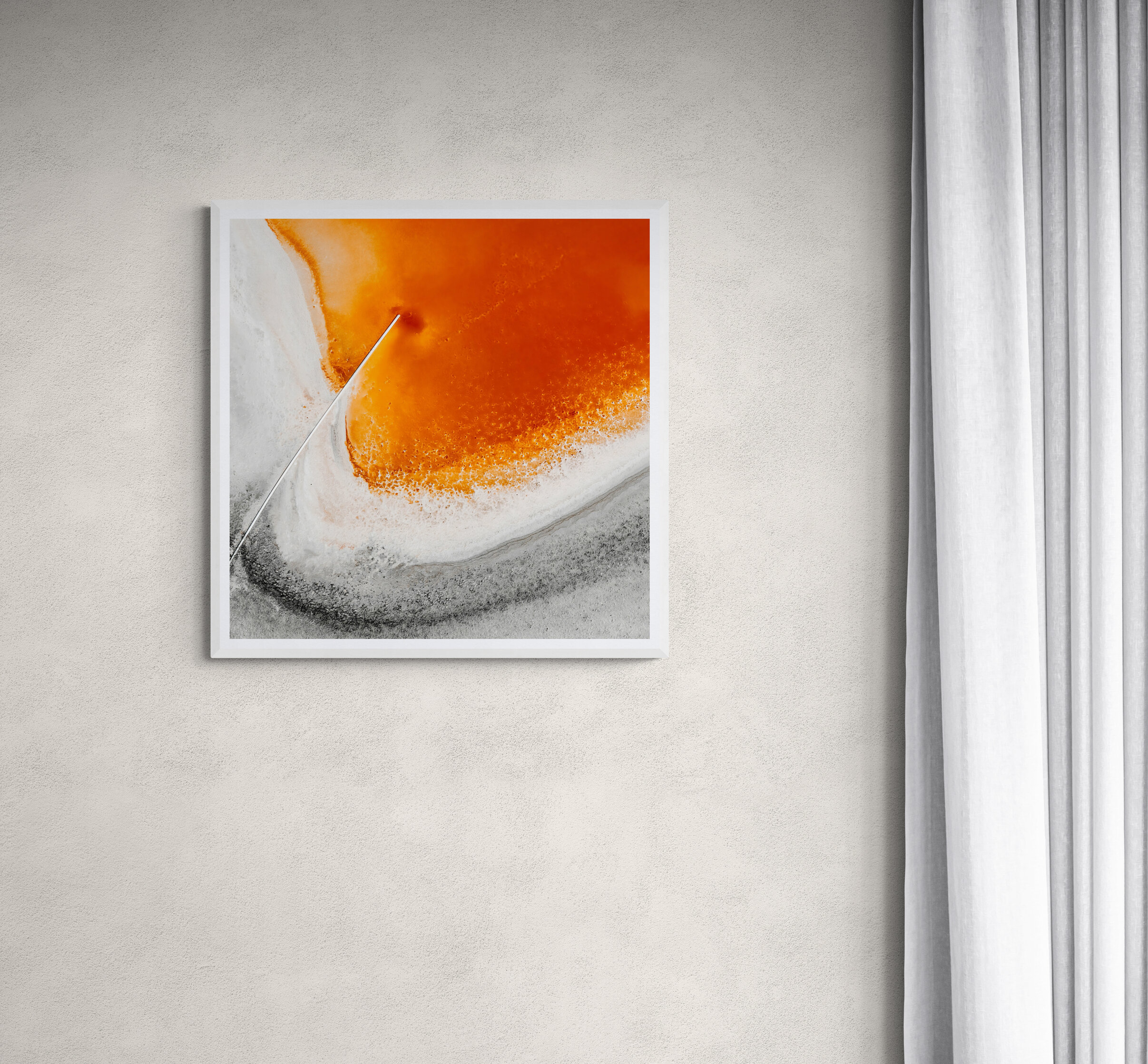 Empty Wall With Curtain (5)