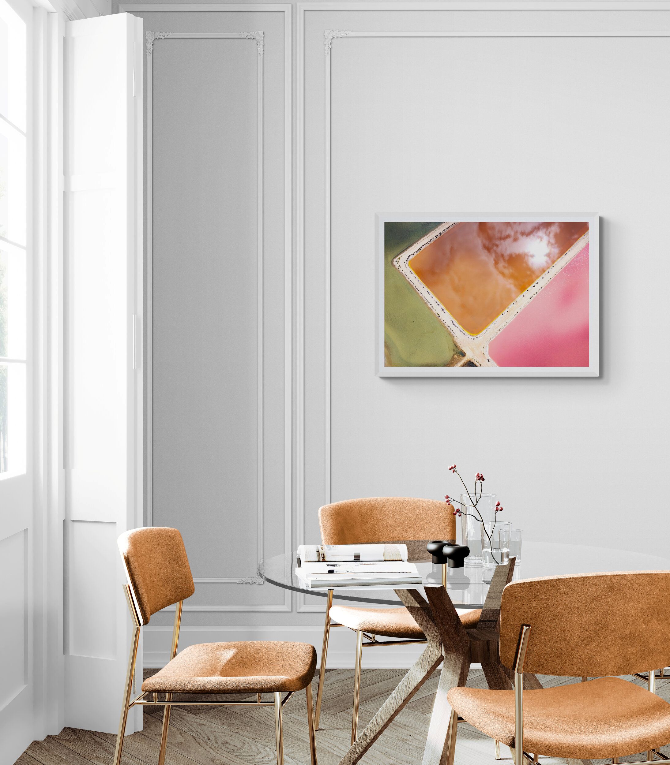 Stylish Dining Room With Fancy Light (4)