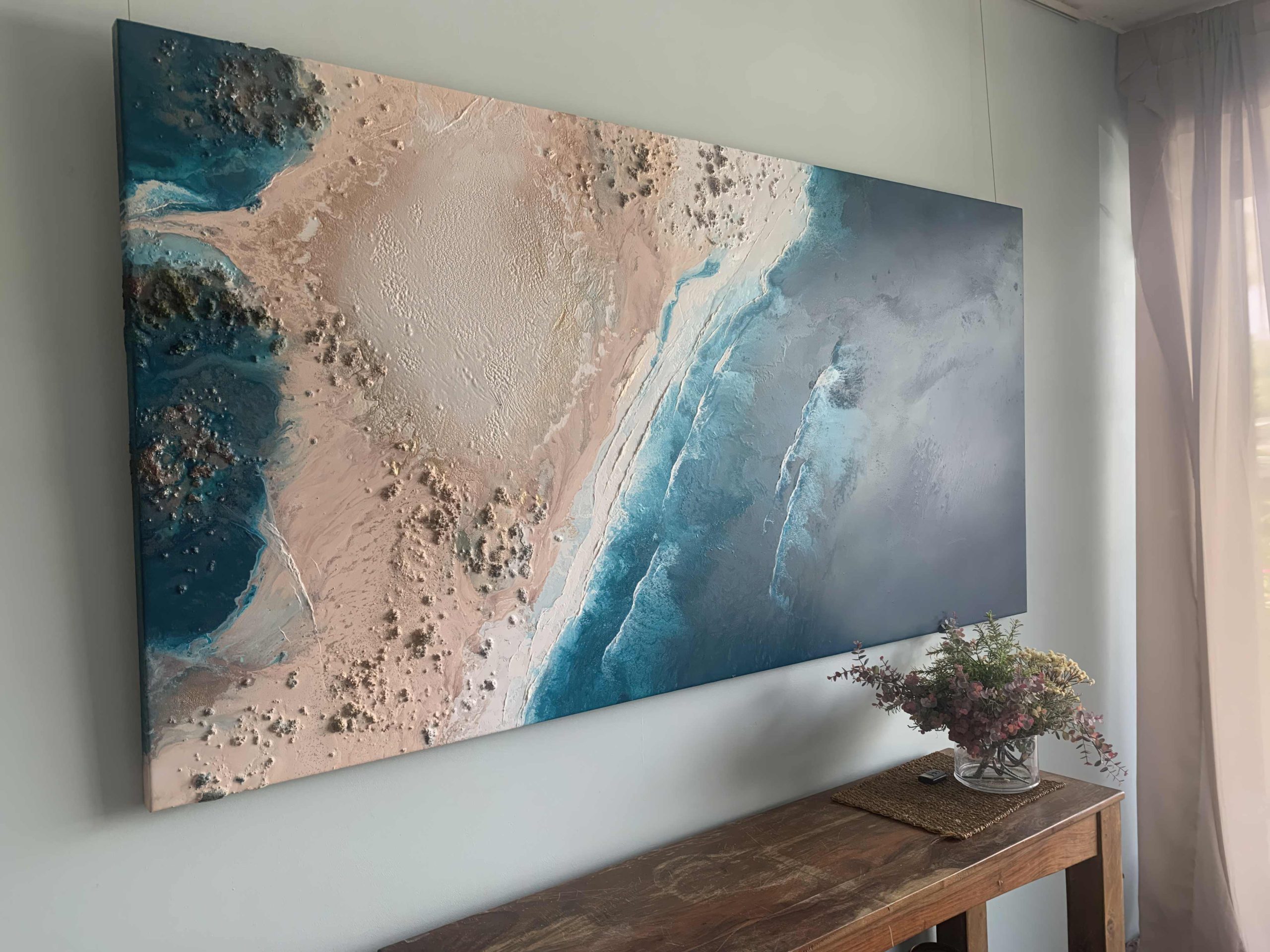 Beach Painting For Minimalist Home5