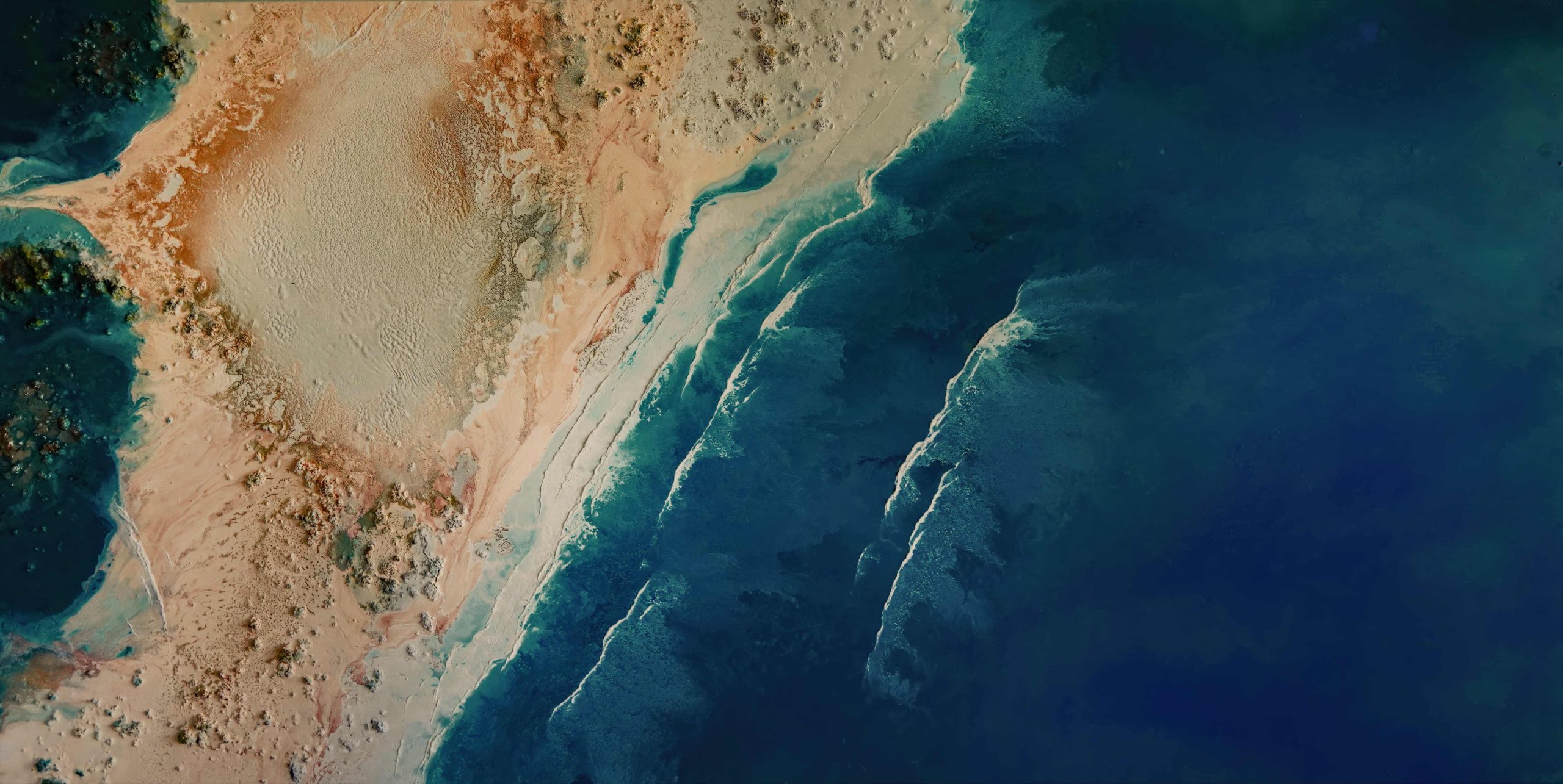 Beach Painting For Minimalist Home1