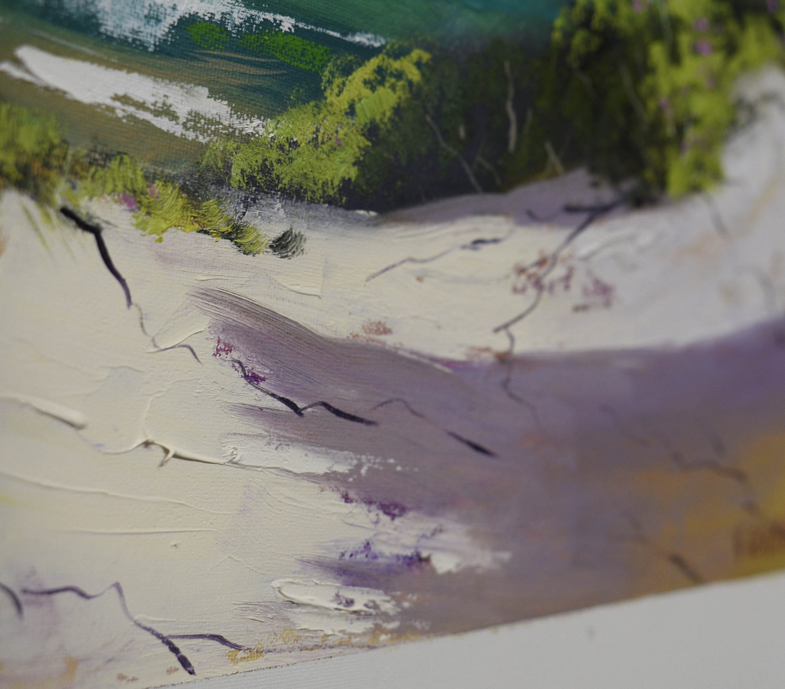 Australian Sandy Beach - Art Lovers Australia