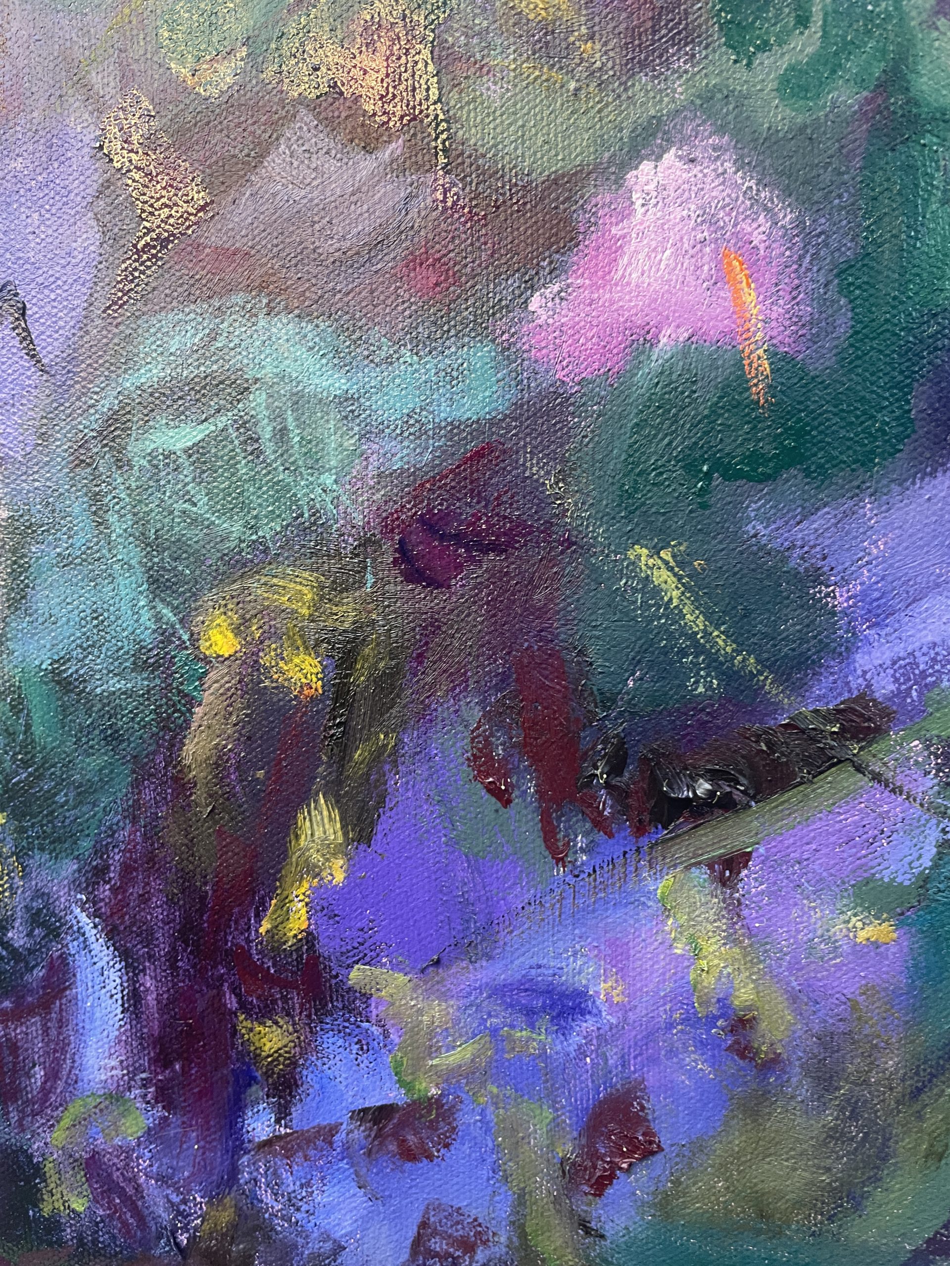 My Rosemary Is Also In Flower Close Up 3