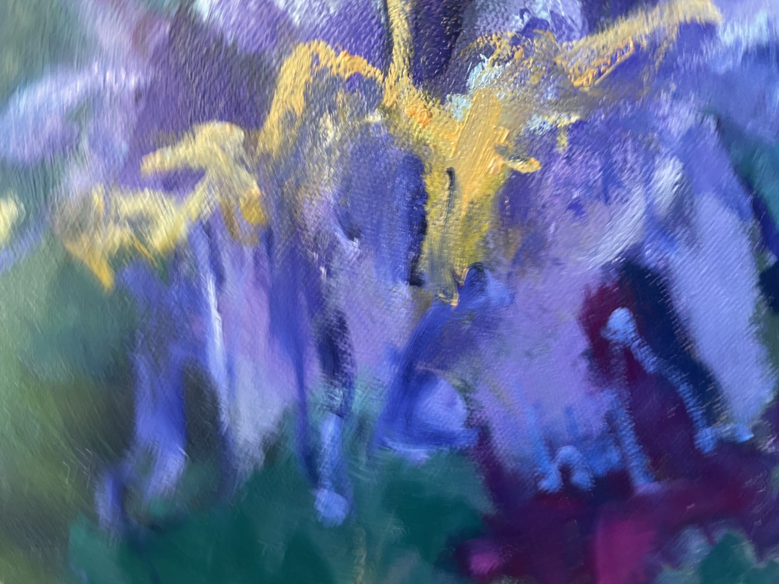 My Rosemary Is Also In Flower Closeup 1