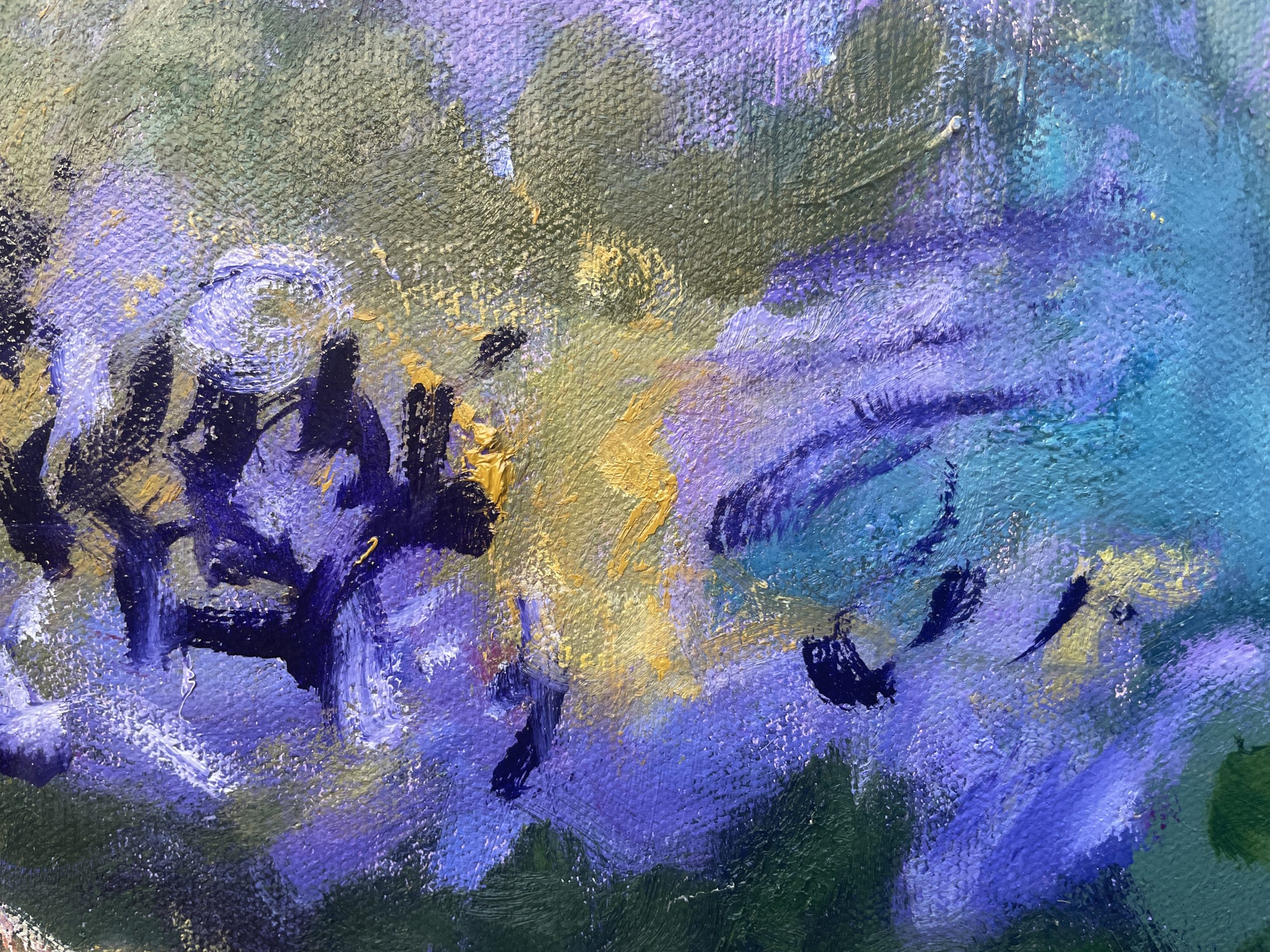 My Rosemary Is Also In Flower Closeup 4