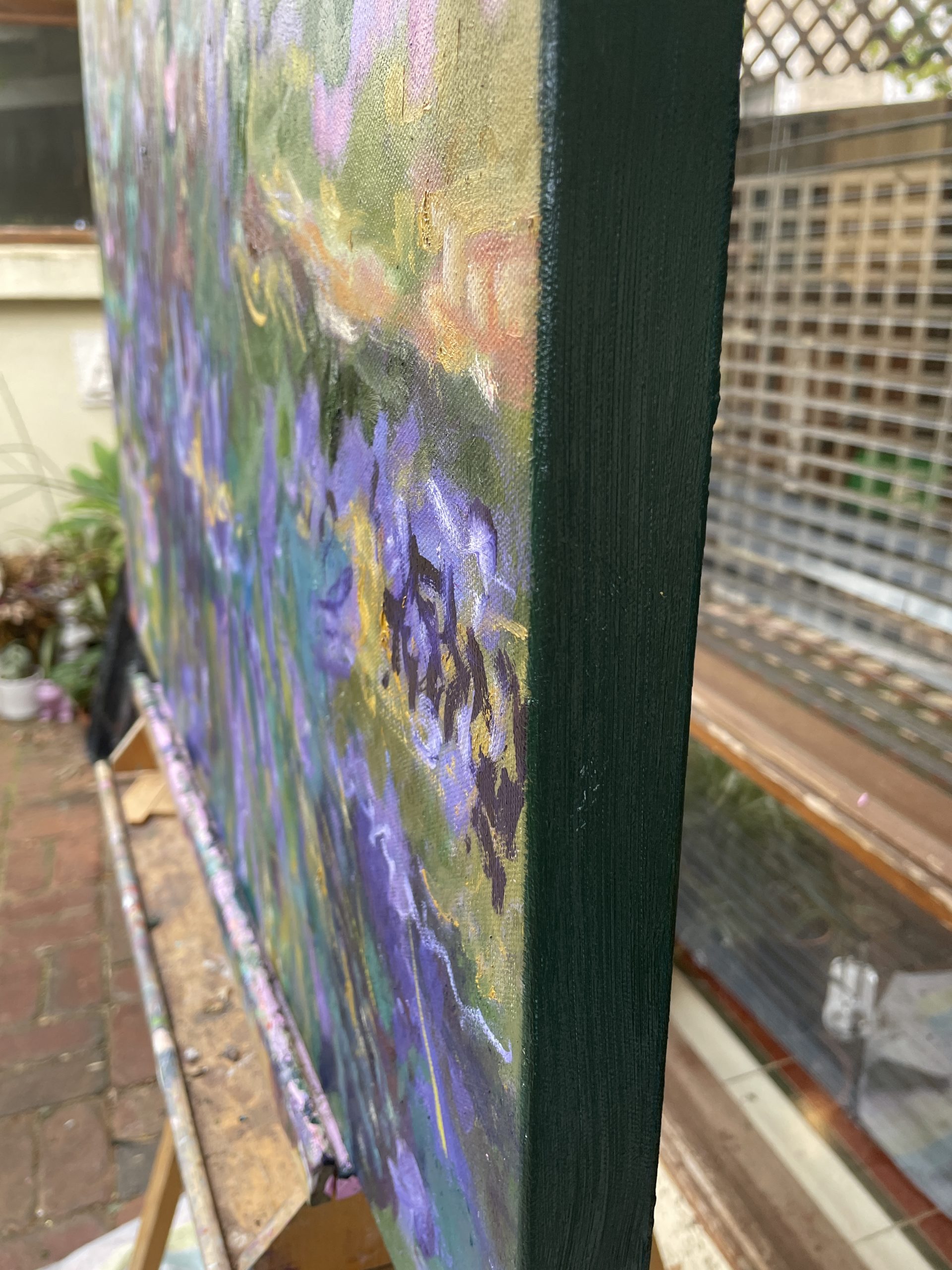 My Rosemary Is Also In Flower Side View