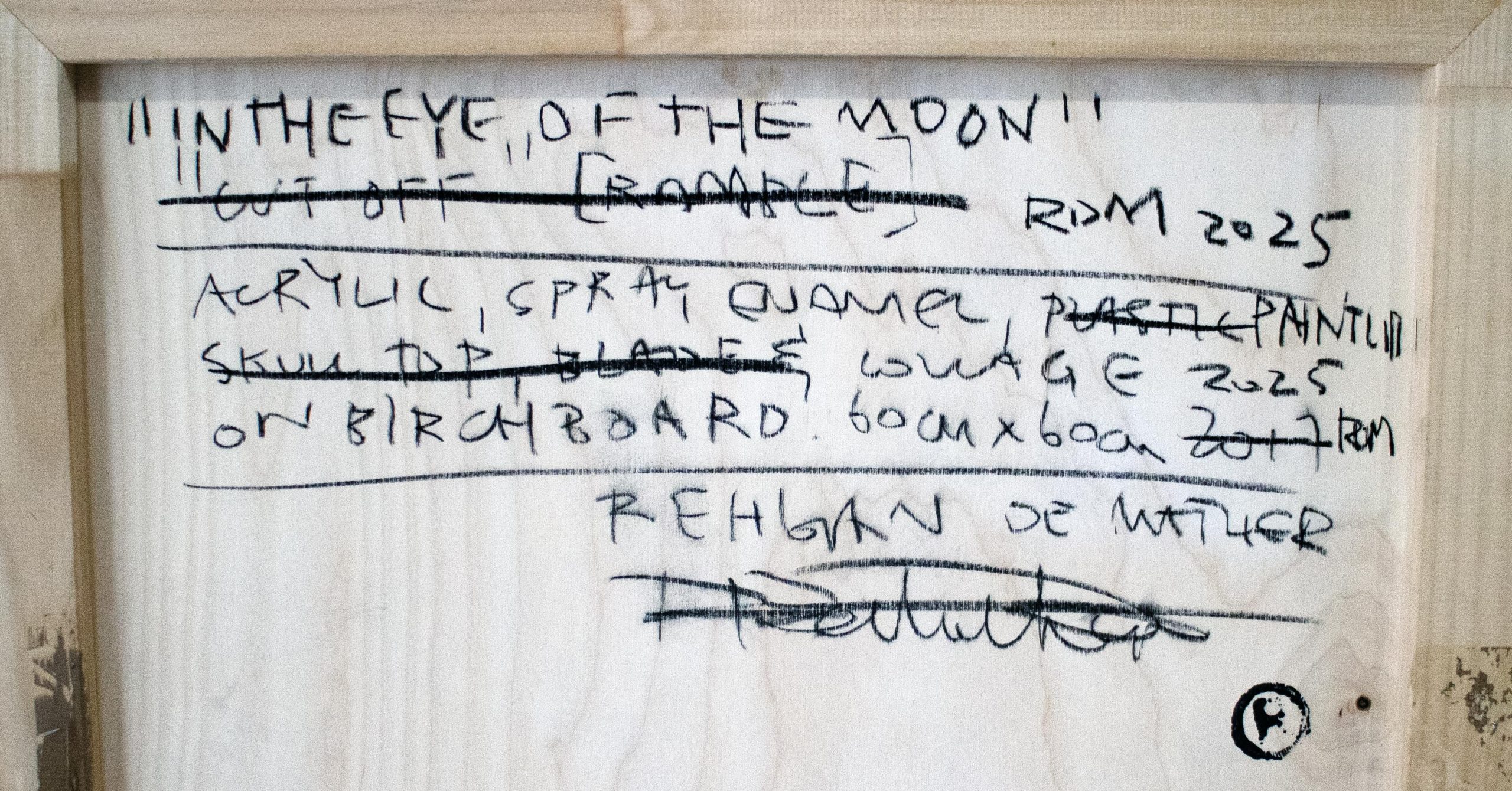 In The Eye Of The Moon Signed