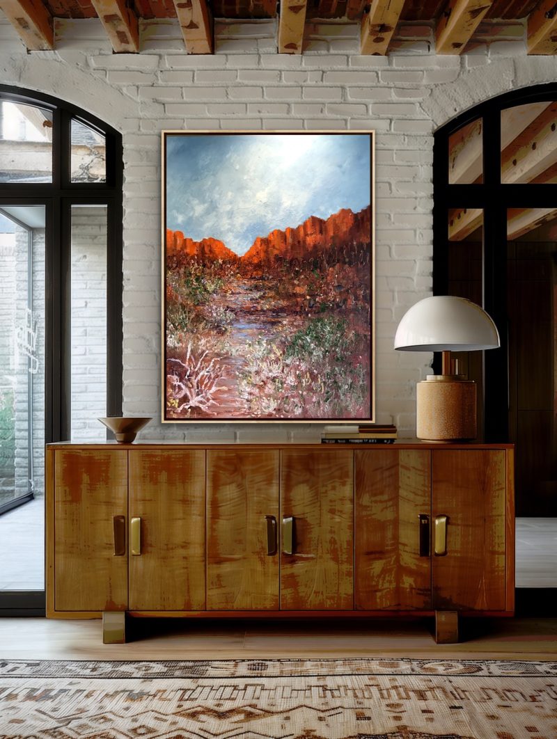 Impressionism – Australian Outback Framed