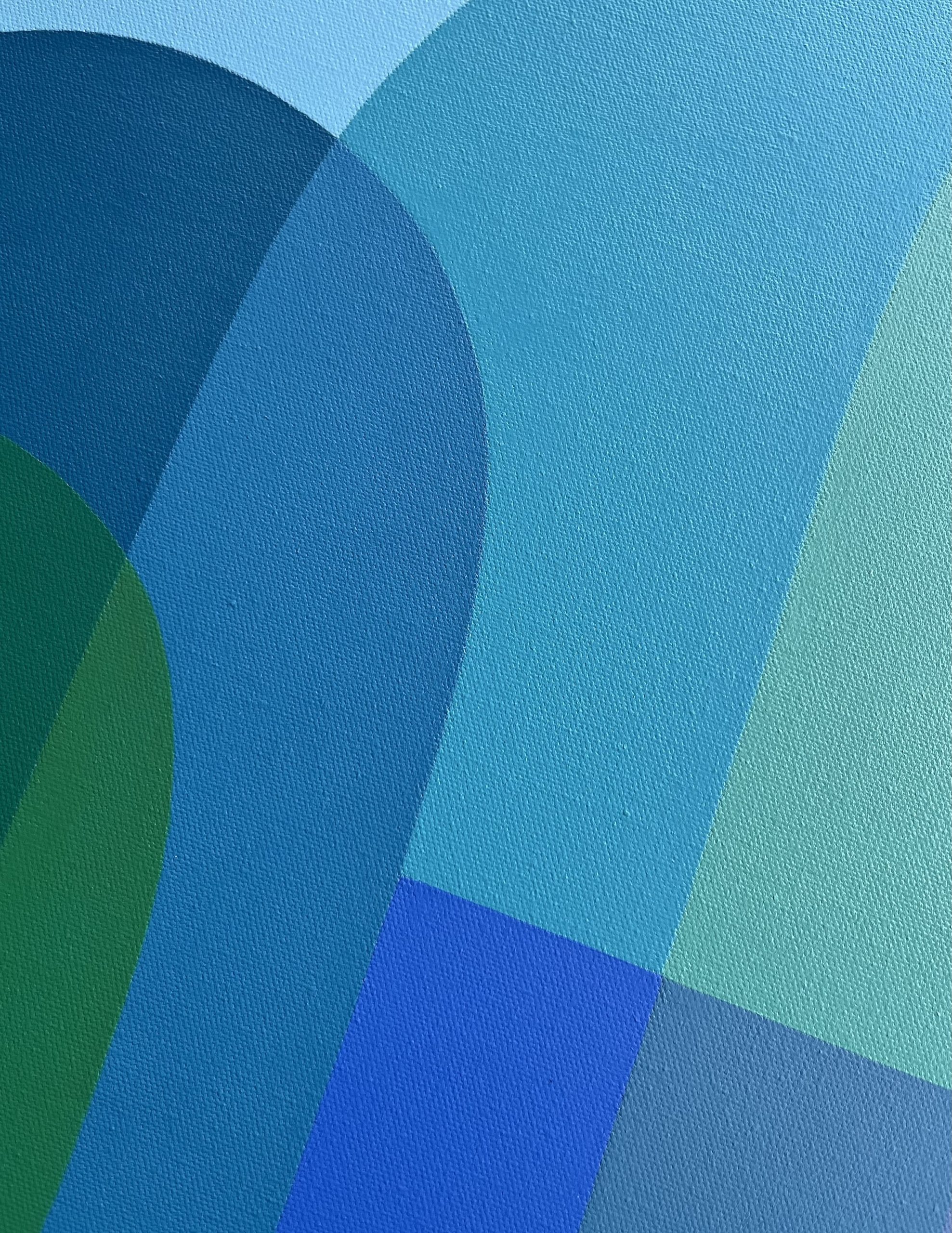 Charlotte De Pace Detail Still Water Abstract Painting Art Lovers Australia