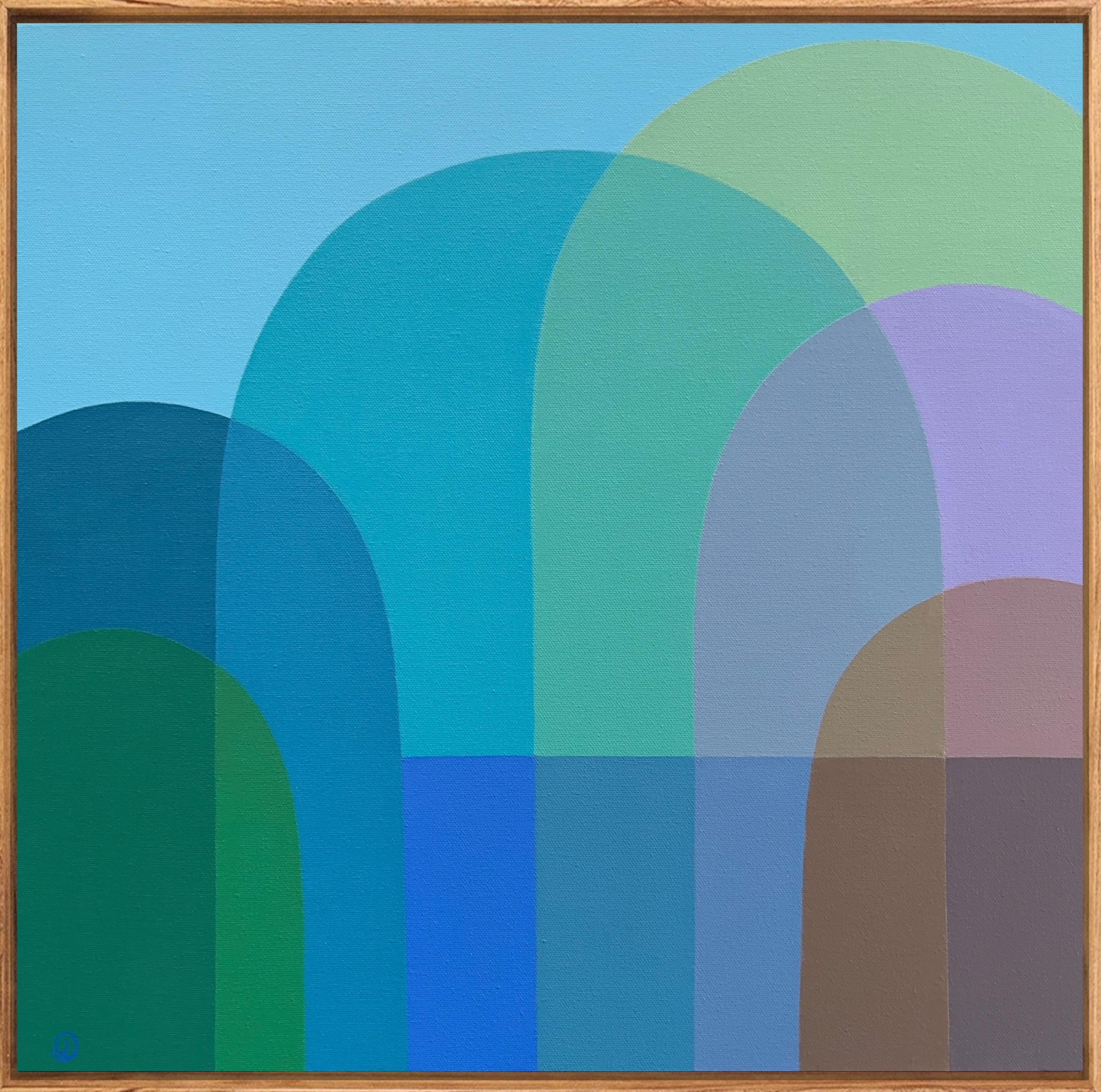 Charlotte De Pace Still Water Natural Frame Example Art Lovers Australia