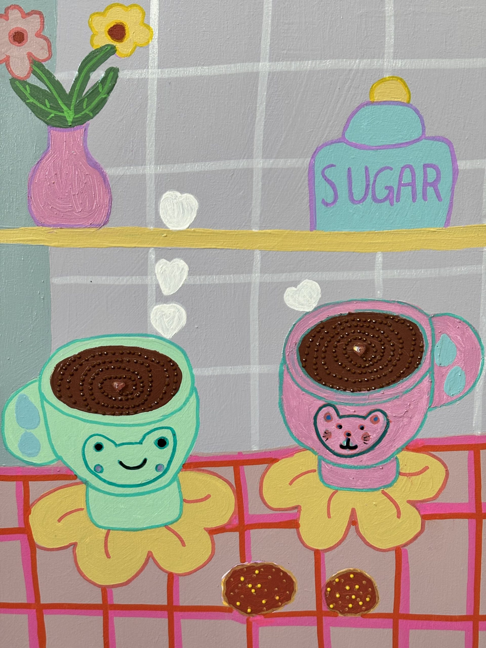 Kim Magee Art Kawaii Coffee Break 6