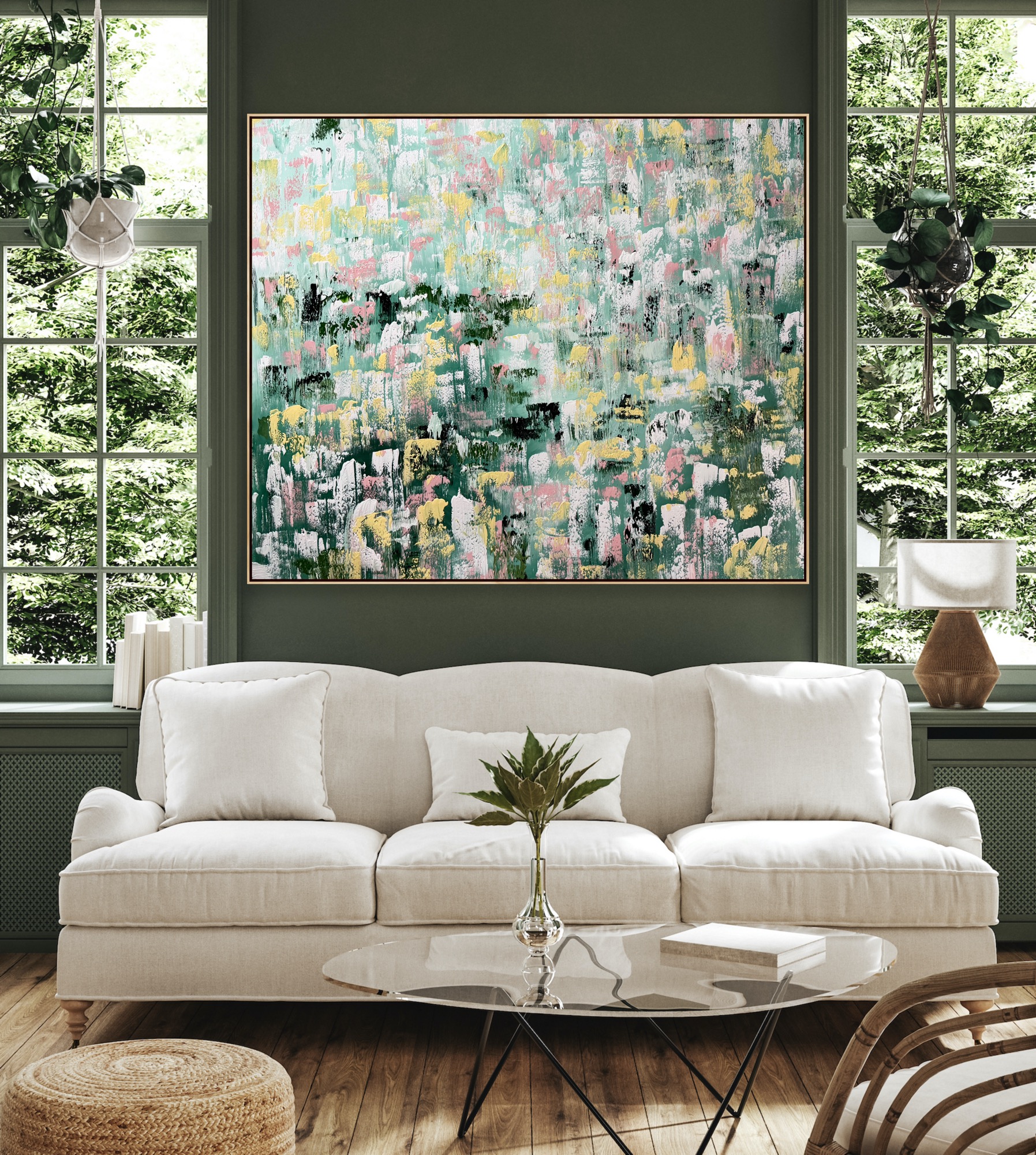 Green Garden Room Alanah Jarvis Art