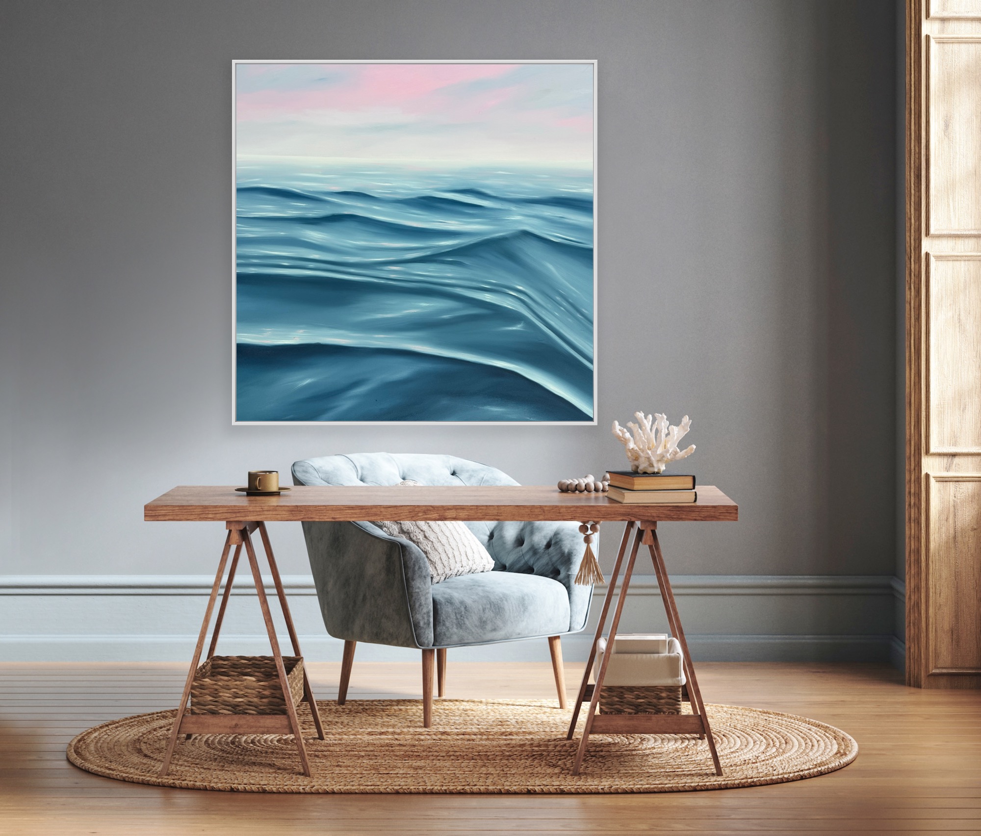 White Frame Alanah Jarvis Art