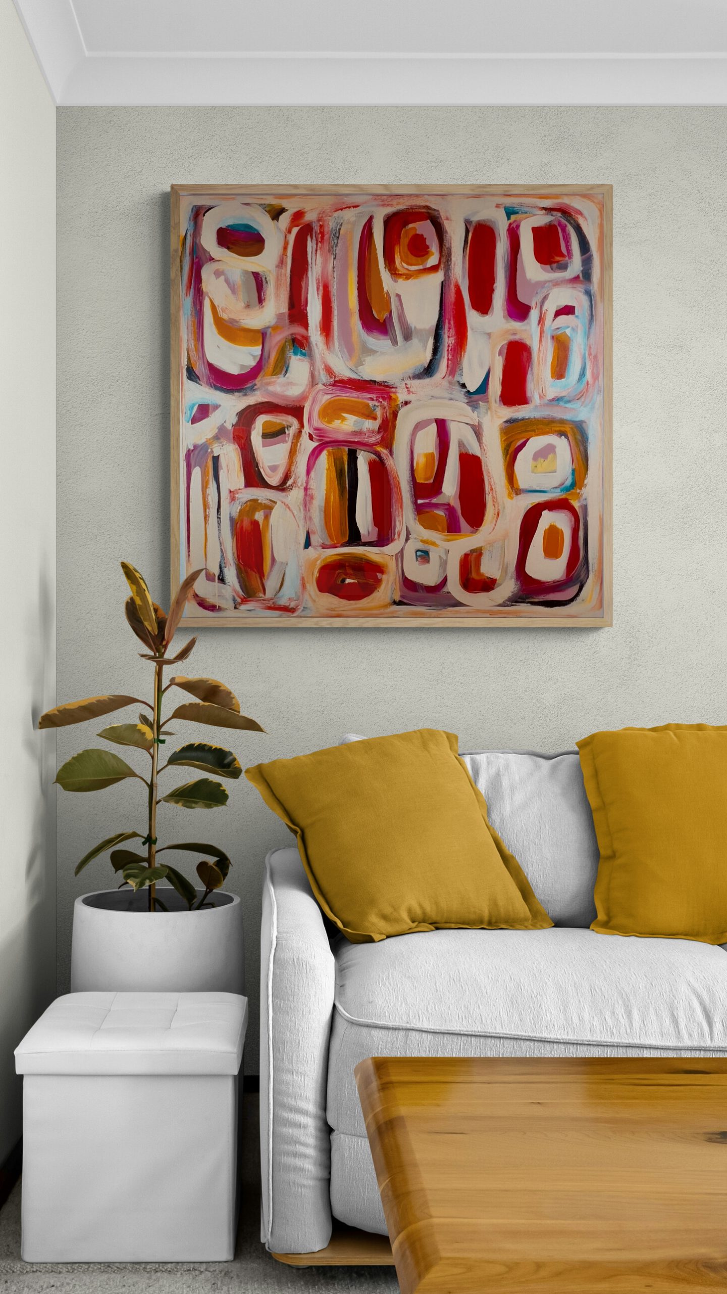 Living Room Corner With Sofa