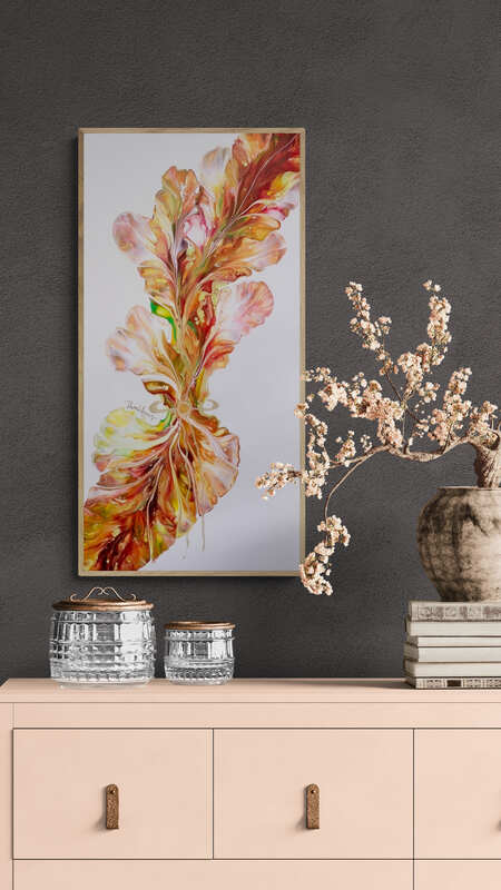 Autumn Blooms Framed